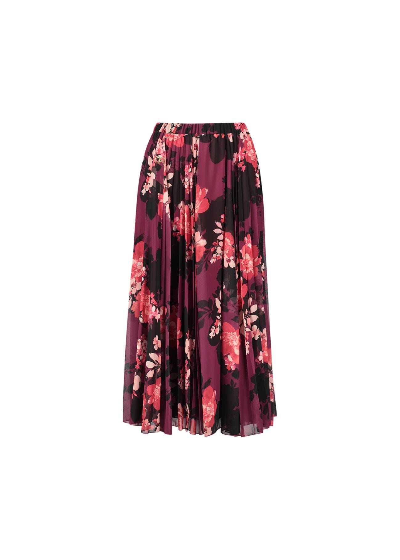 Floral-print skirt