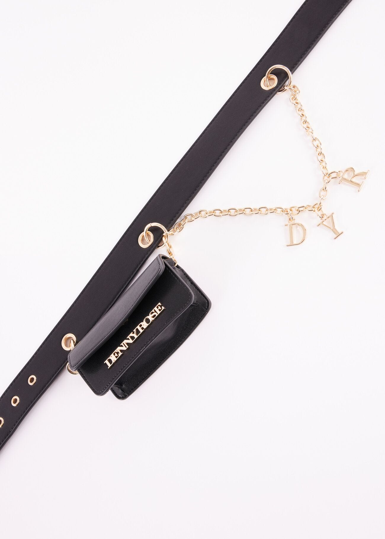 Belt with chain and wallet