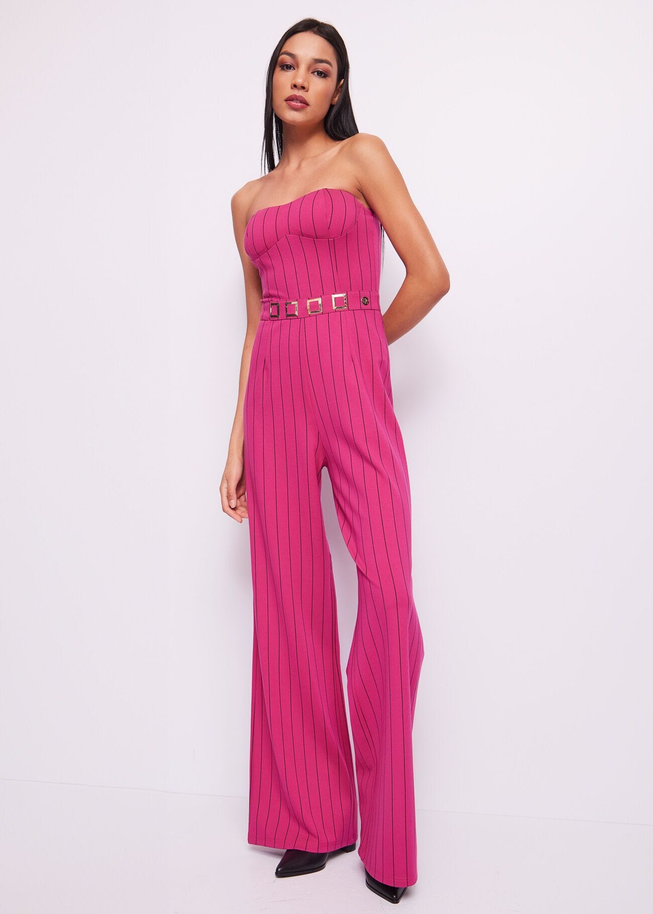 Pinstripe jumpsuit