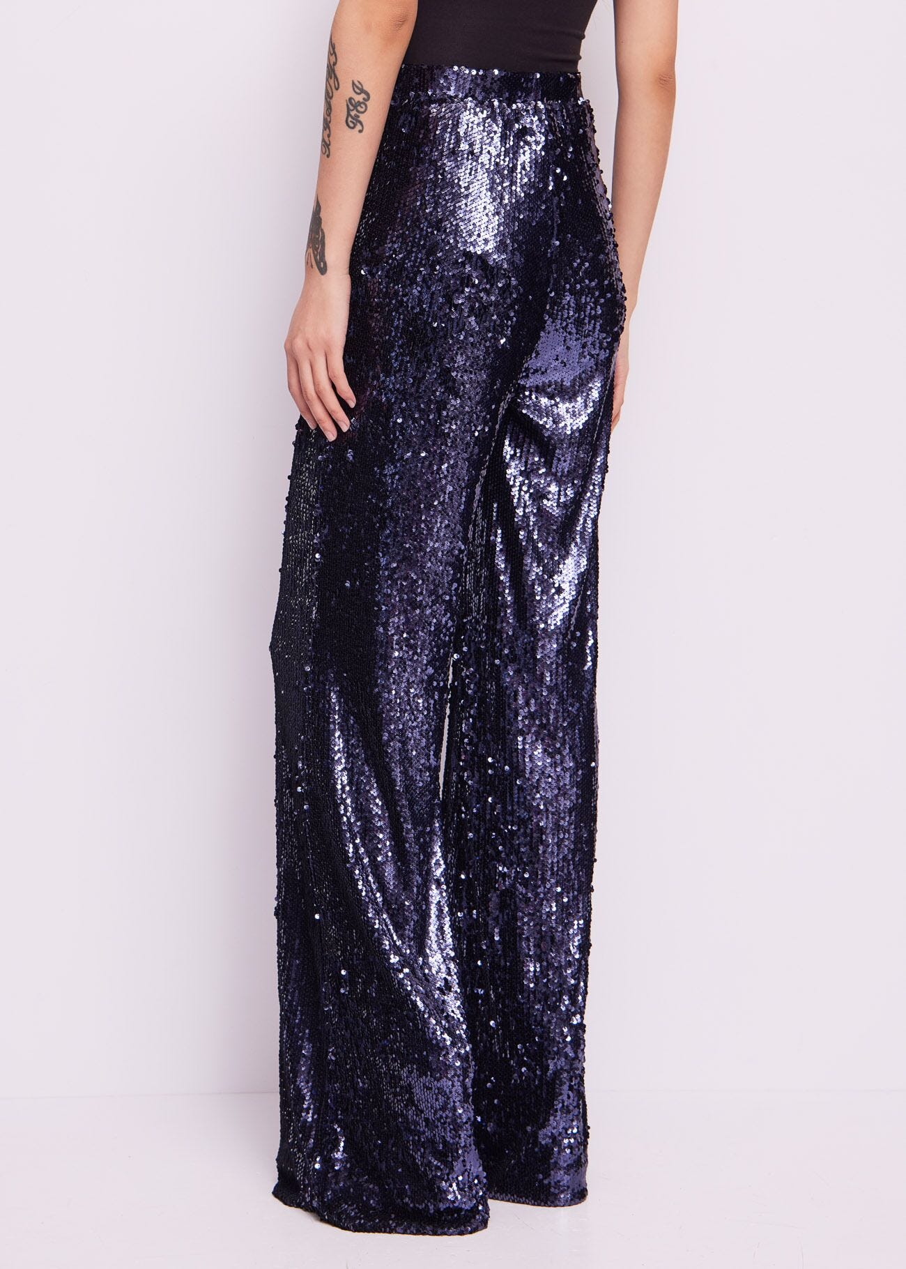 Pantaloni con paillettes