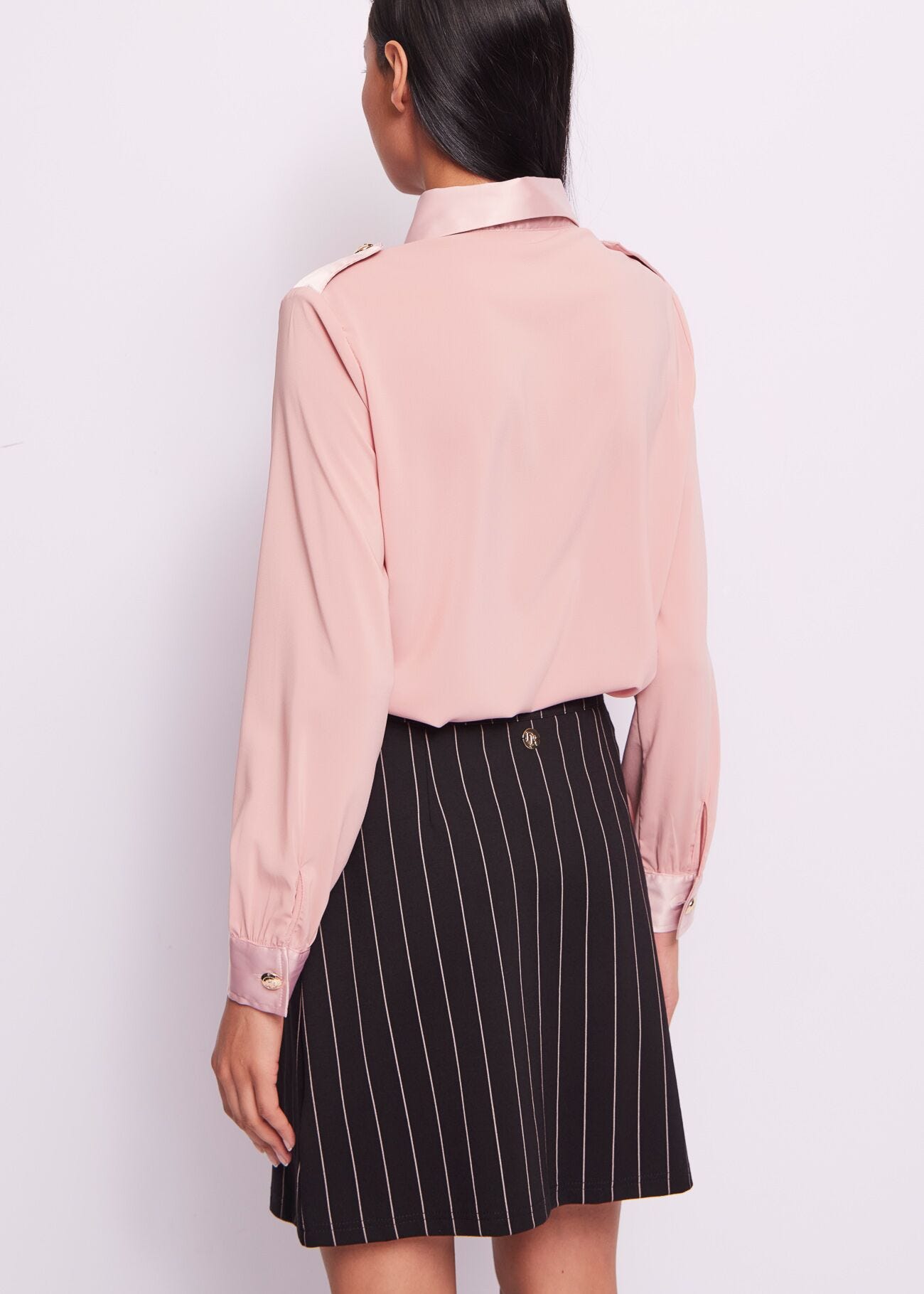 Pink georgette shirt
