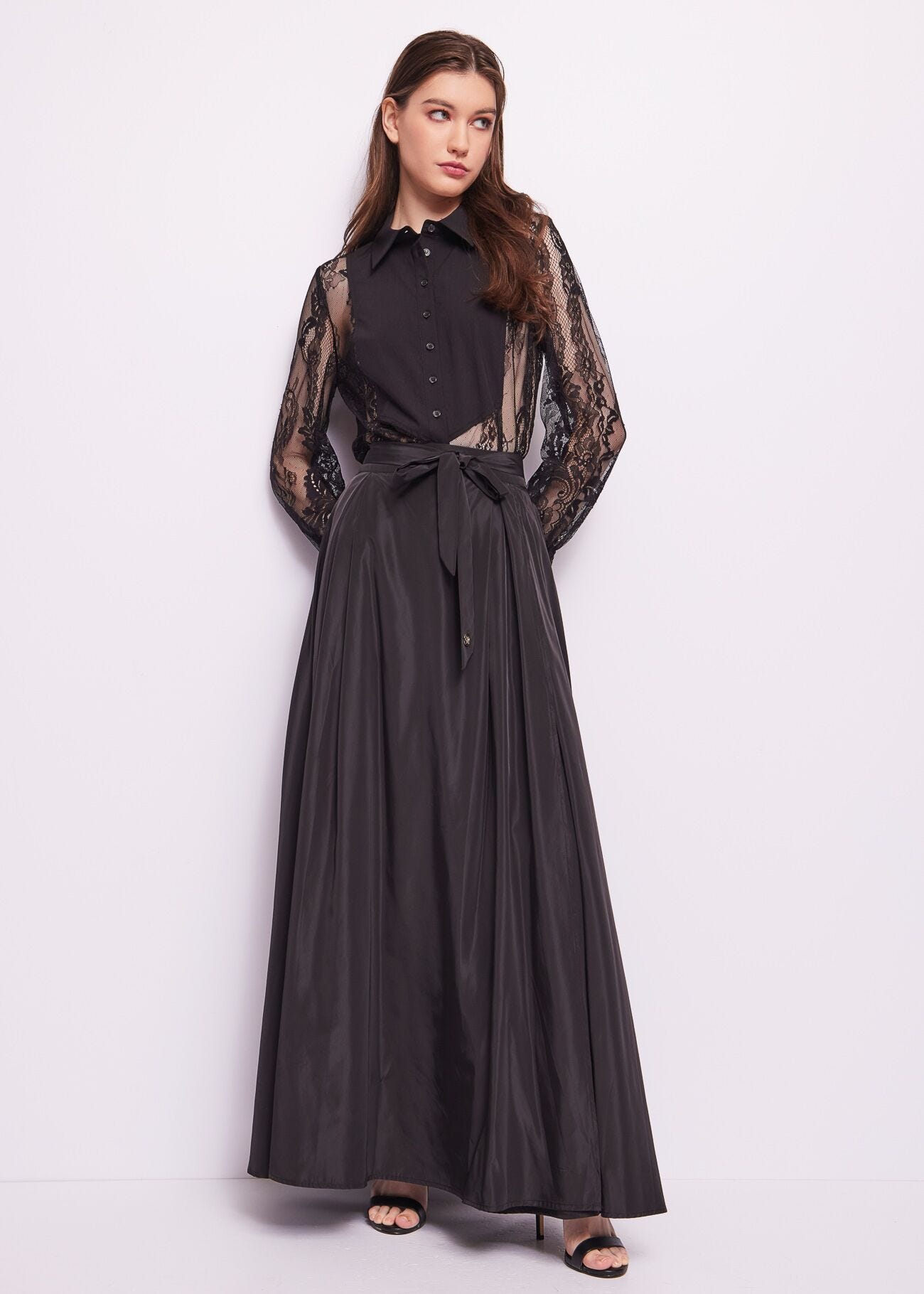 Cotton lace shirt