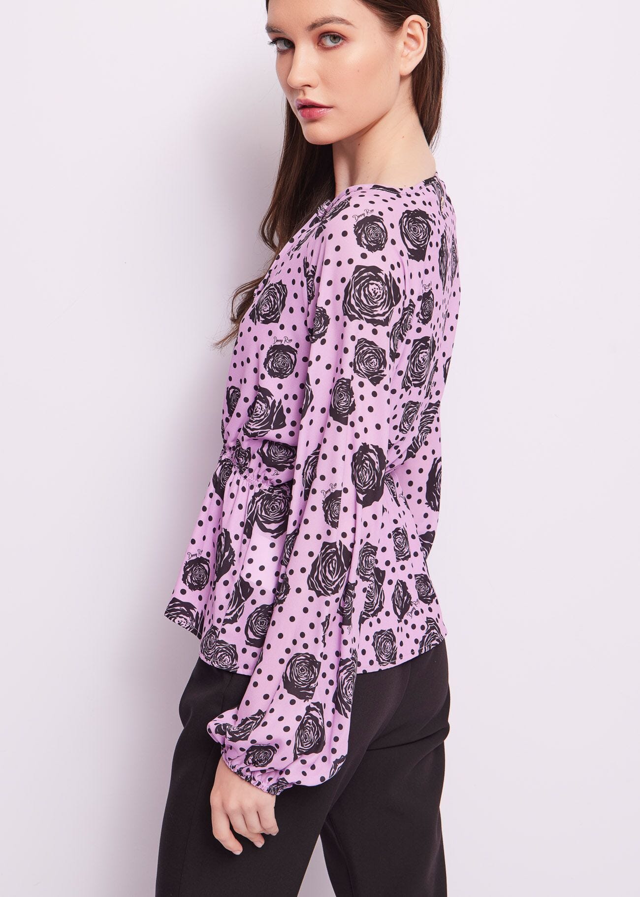 Printed georgette blouse