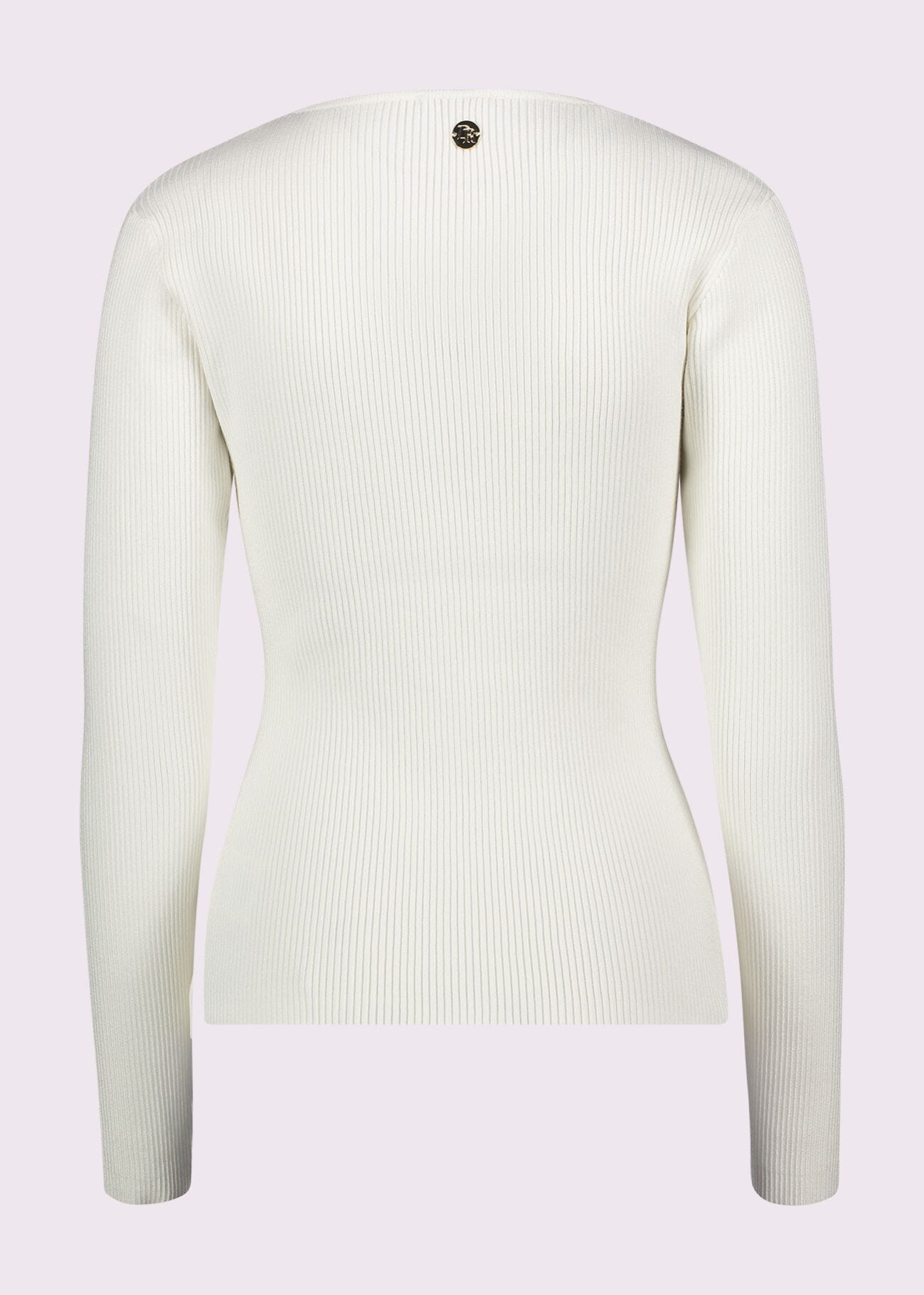 White jumper with rhinestones