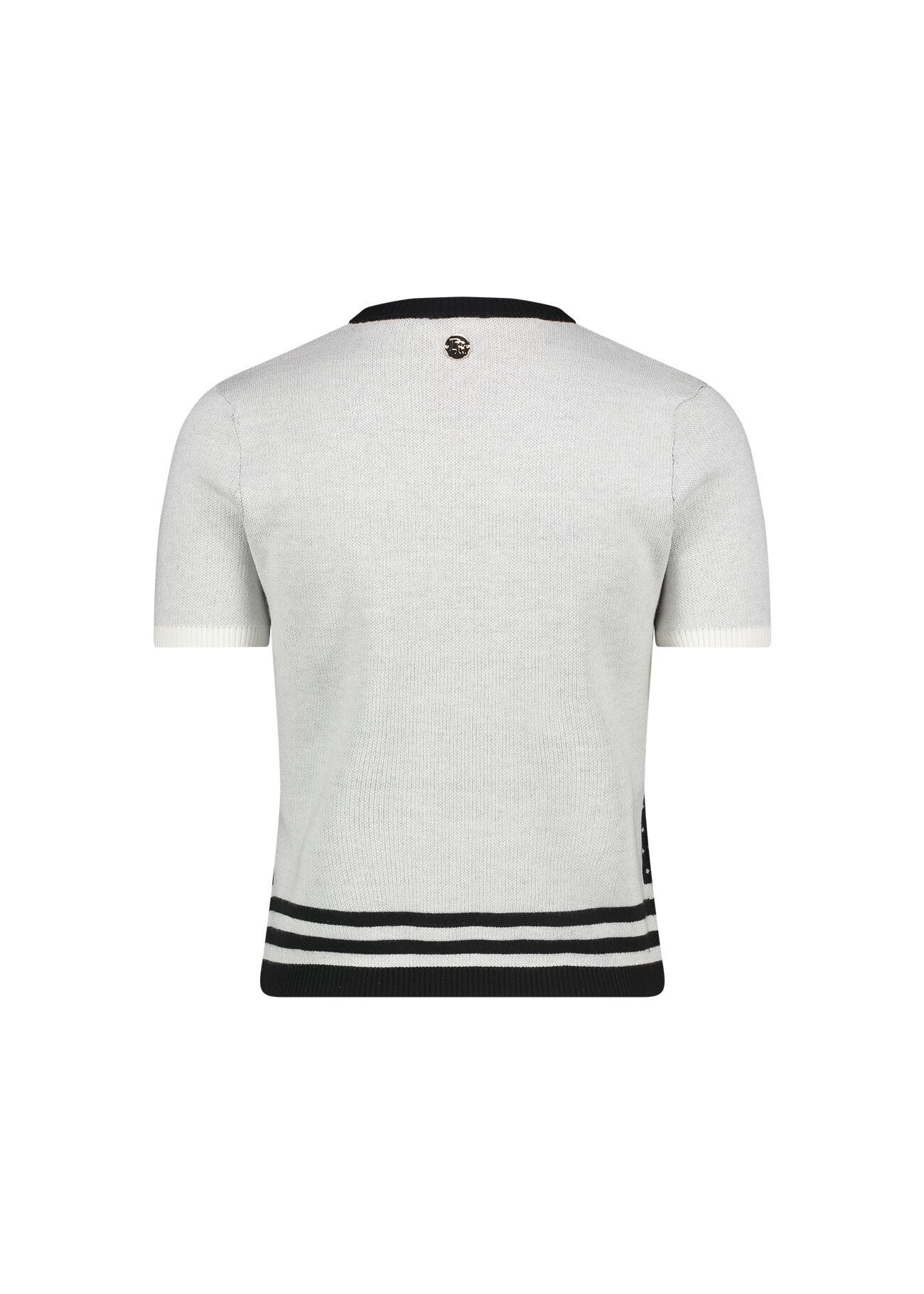 Wool-blend jacquard jumper