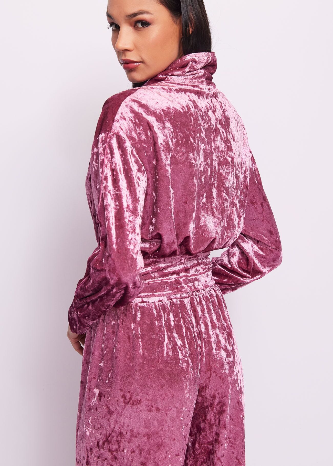 Pink chenille jacket