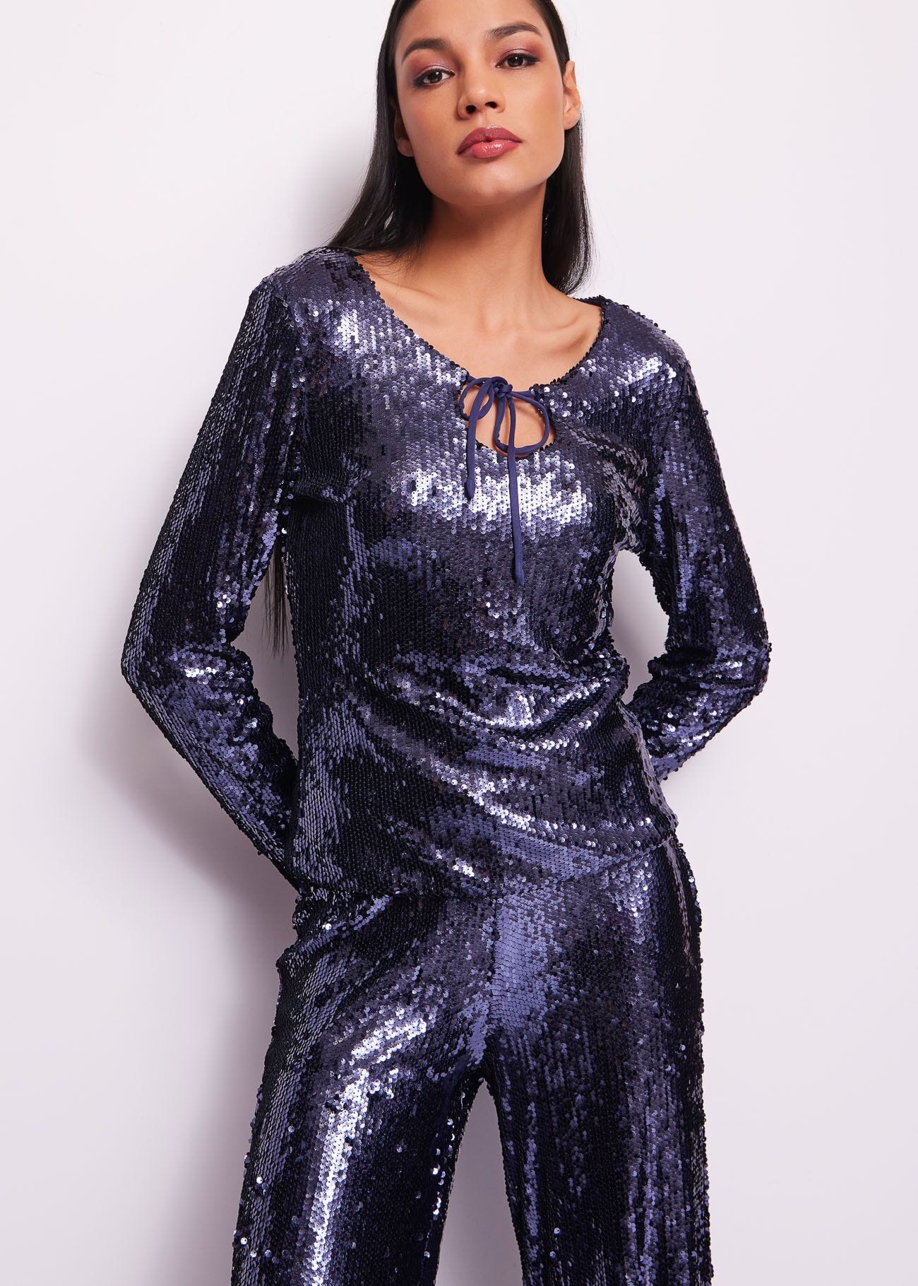 Sequinned t-shirt