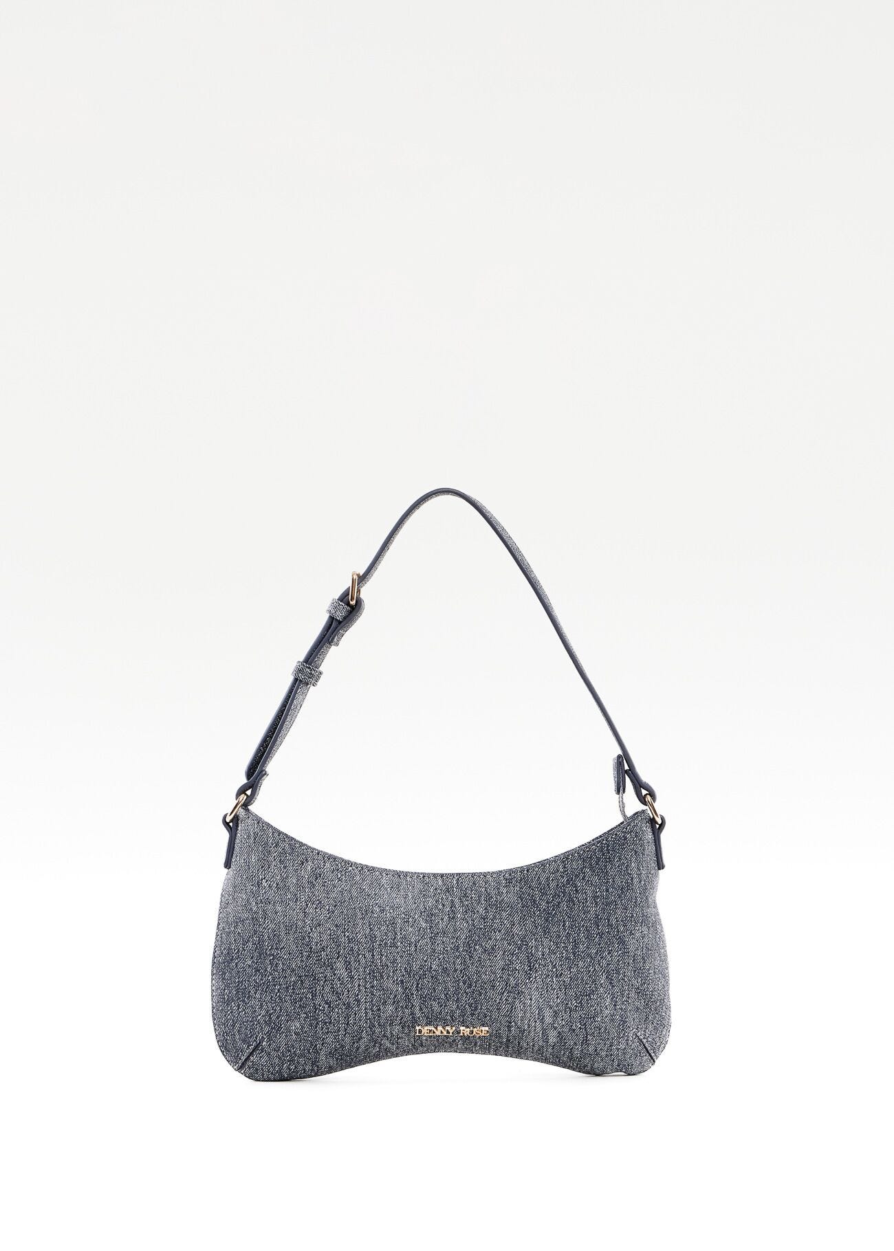 Bolso de hombro en dénim