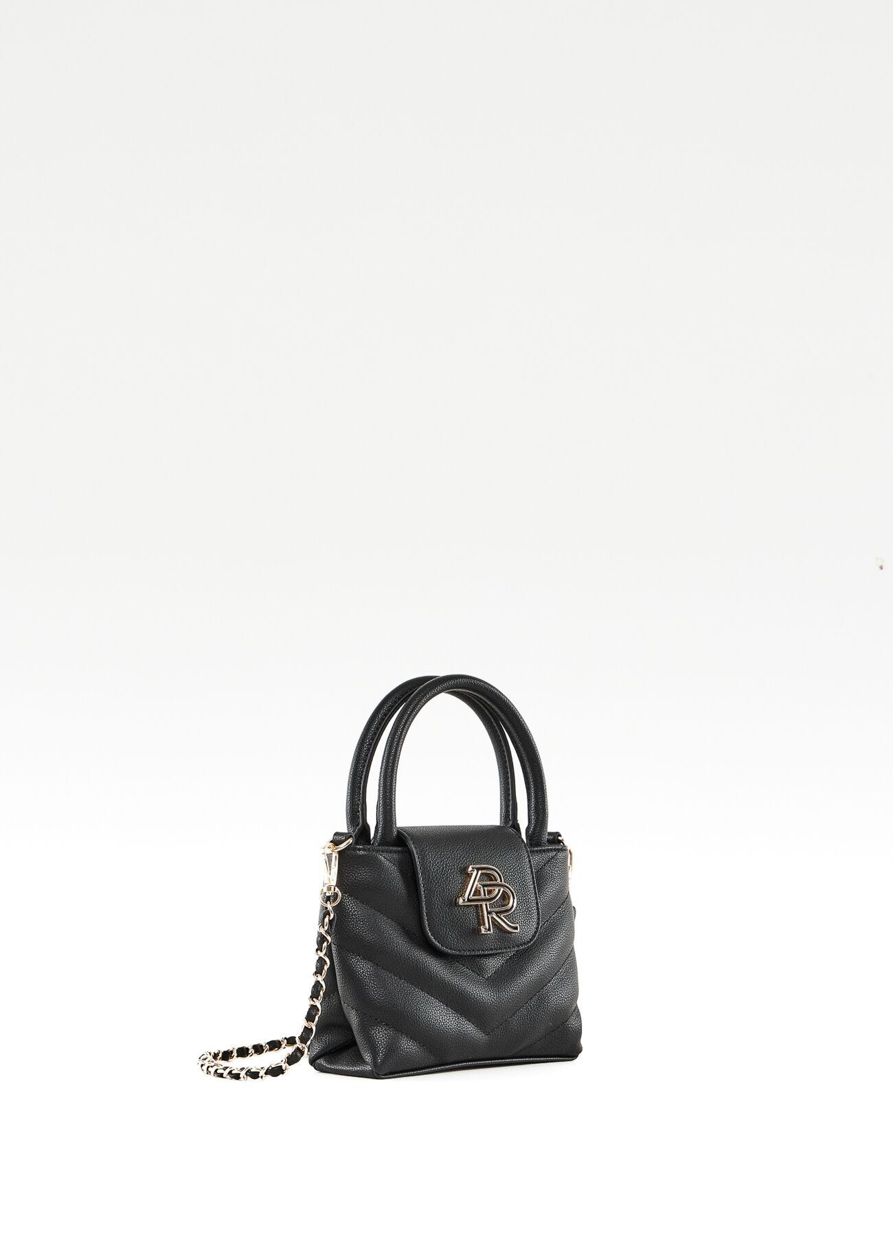 Mini bag in similpelle trapuntata