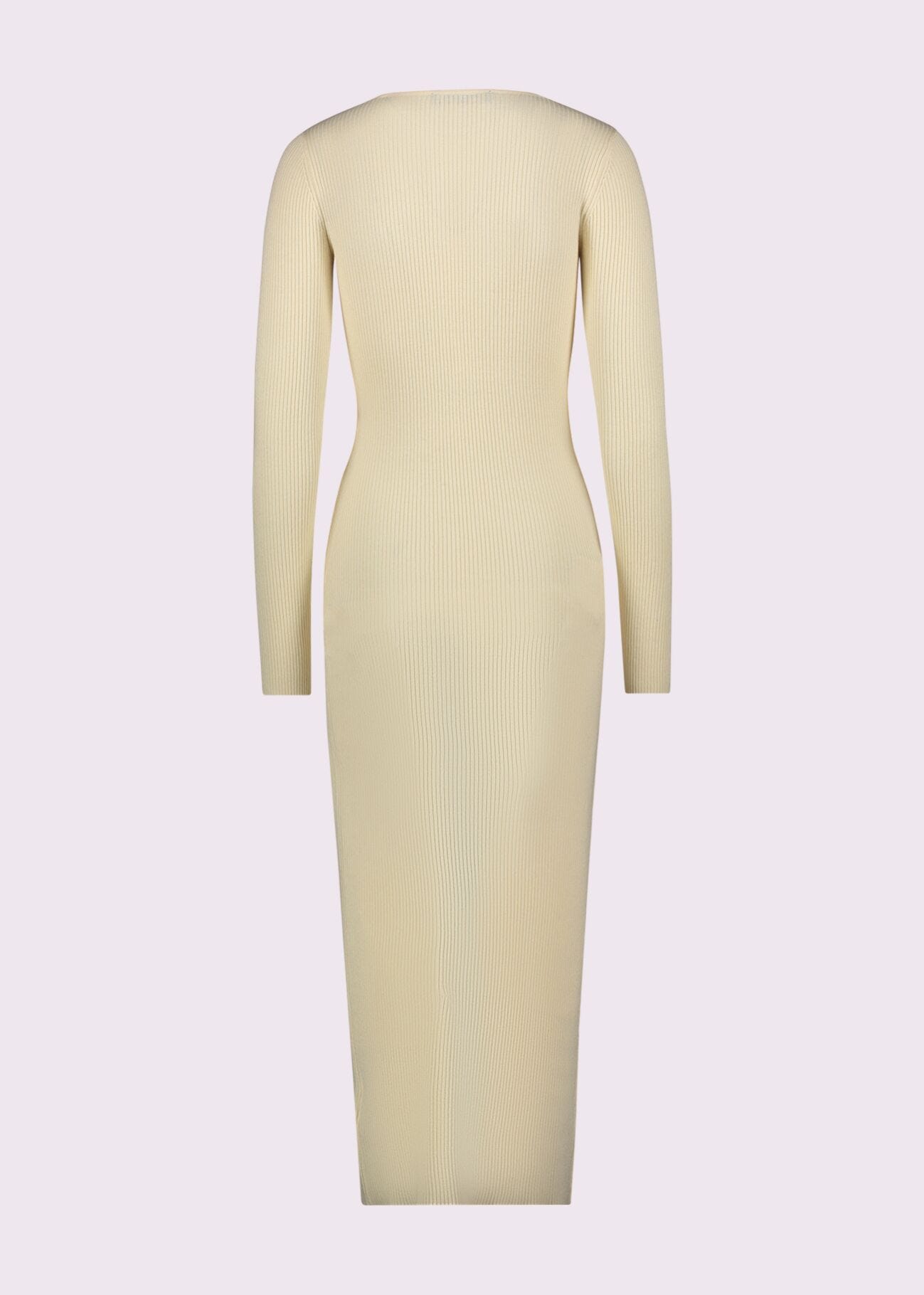 White cotton and cashmere dress