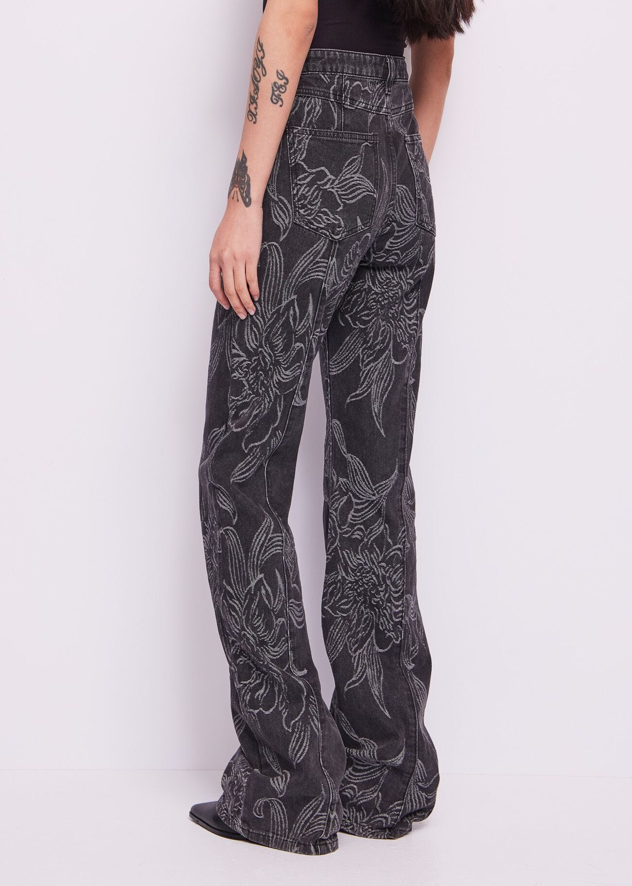 Flared Jeans in Cotton denim