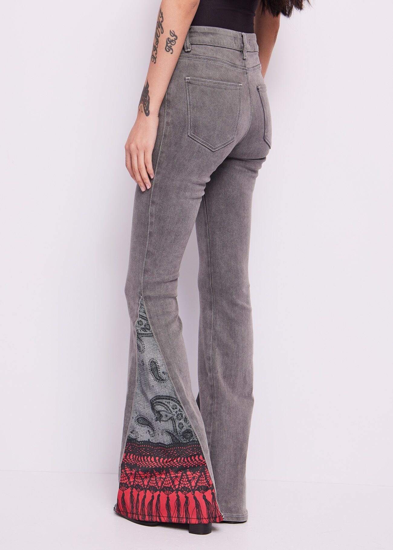 Flared Jeans in Cotton denim