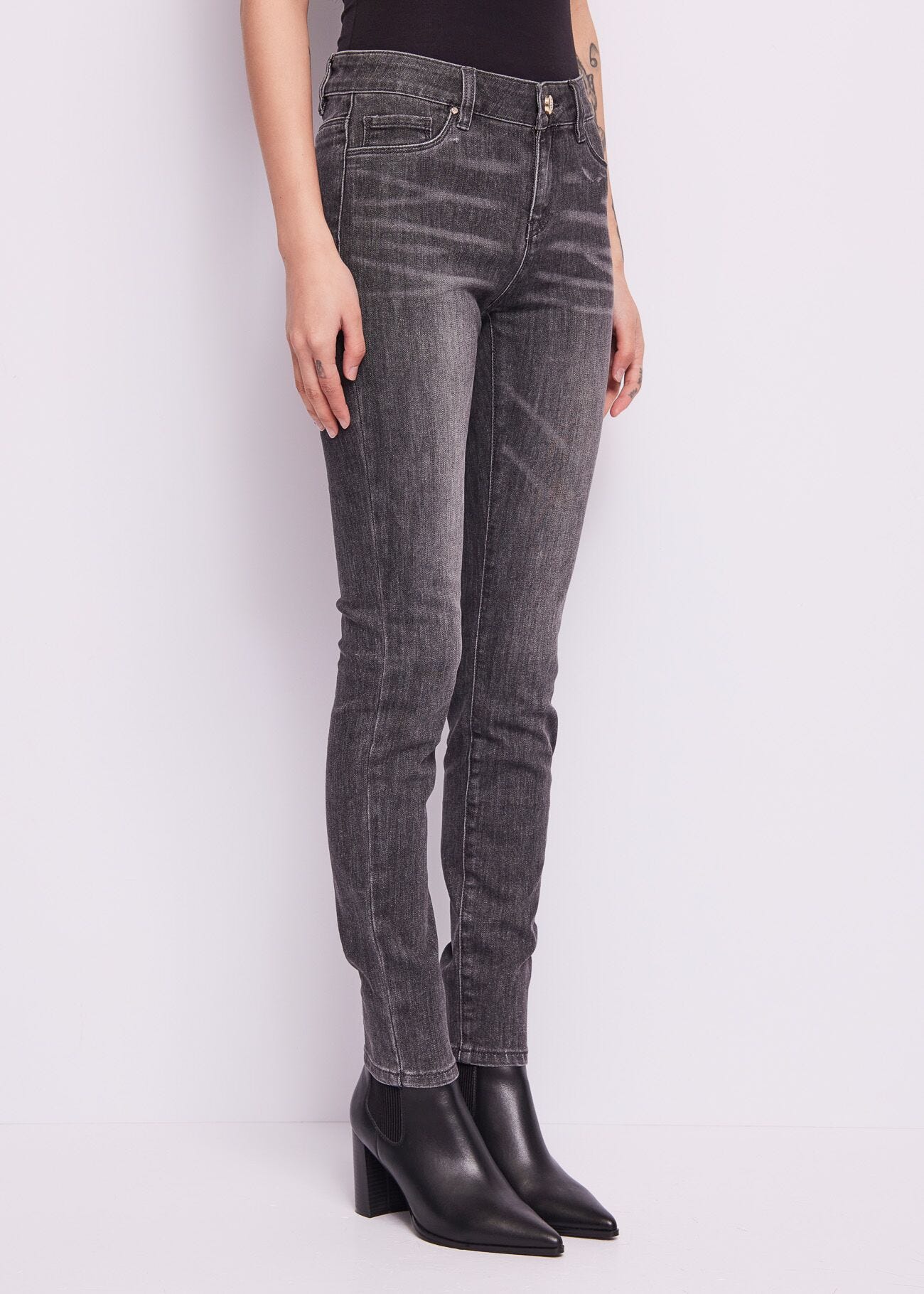Push-up jeggings in Cotton blend