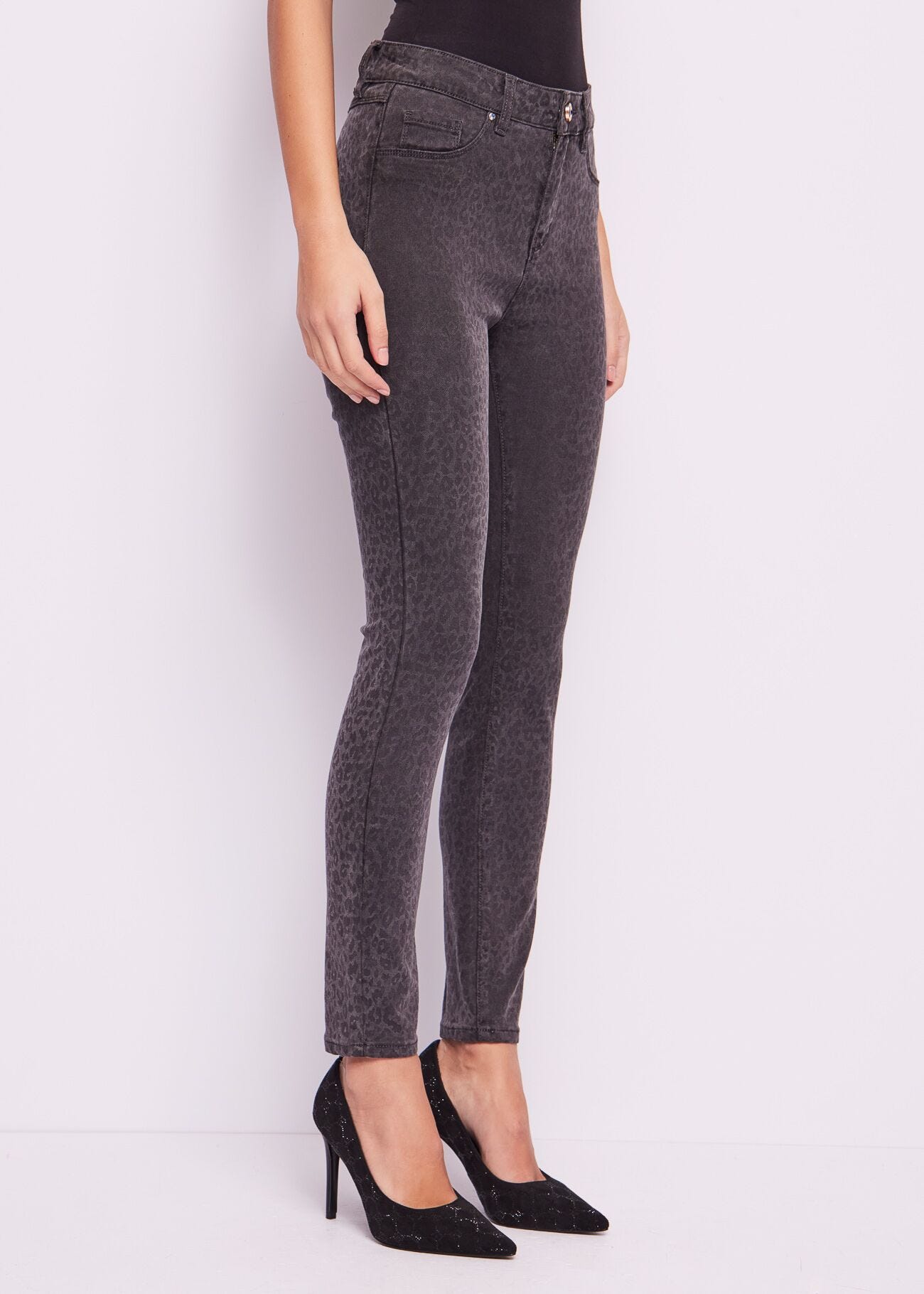 Cotton-blend jeggings