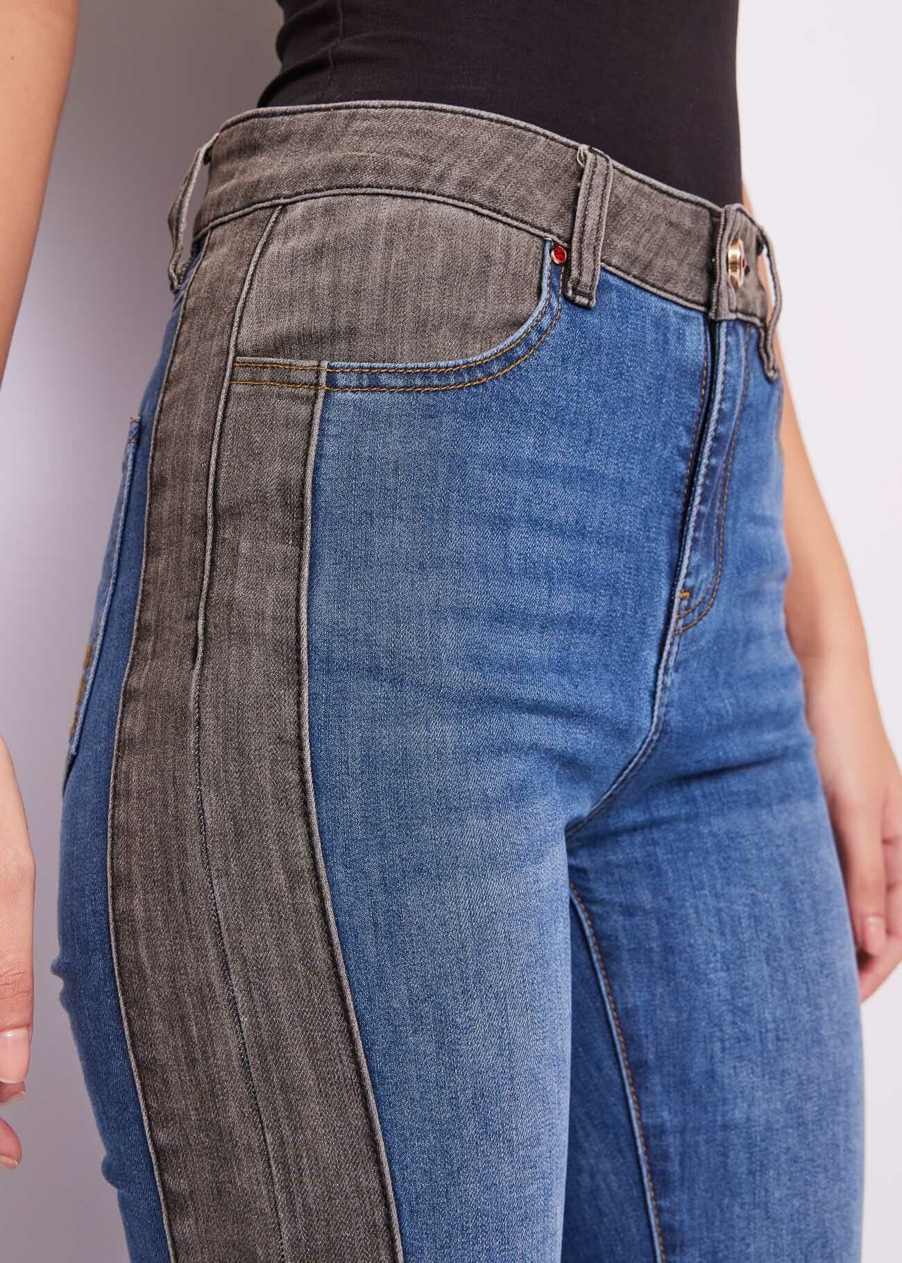 Flared Jeans in Cotton blend