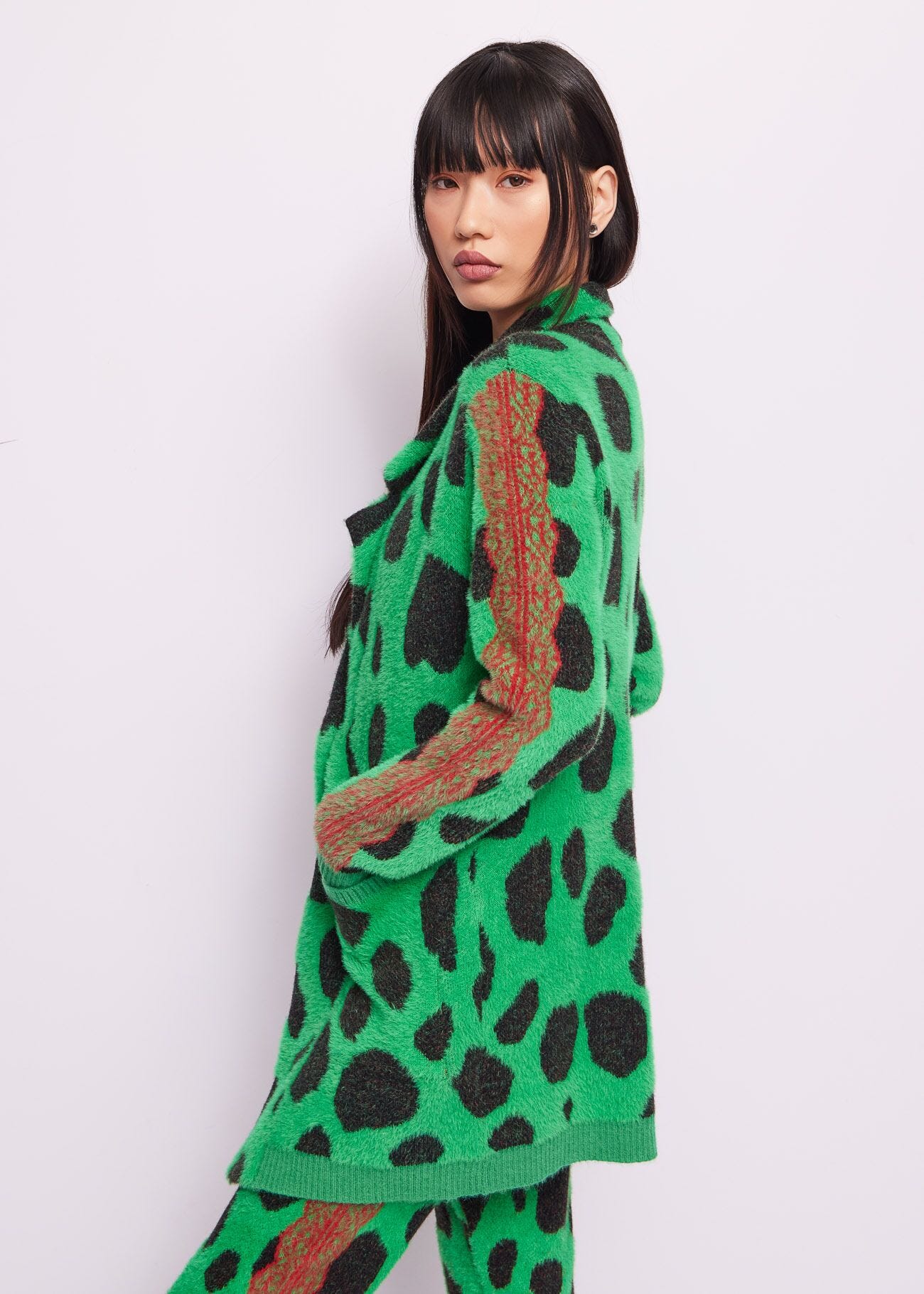 Vestido de punto de jacquard