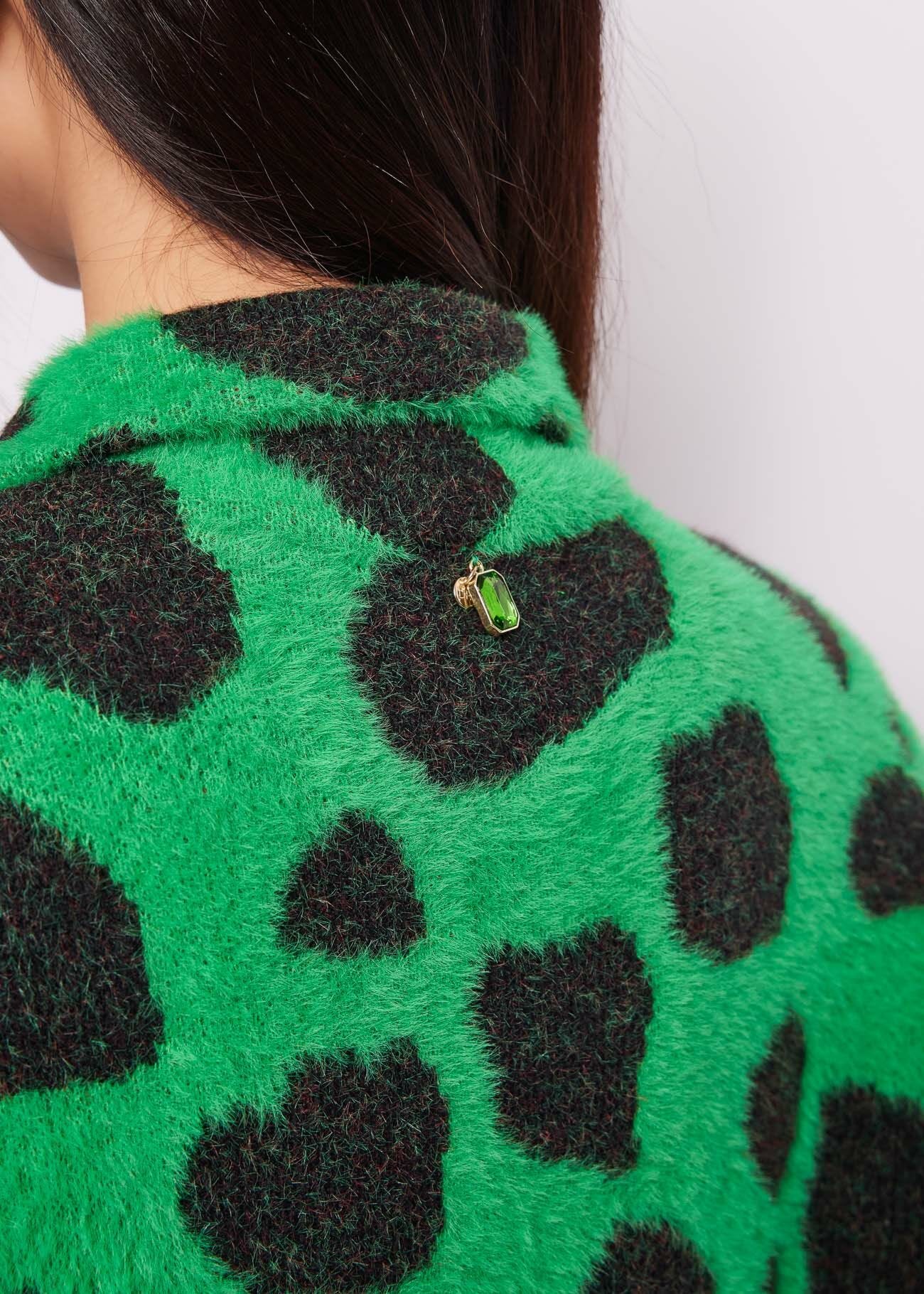 Vestido de punto de jacquard