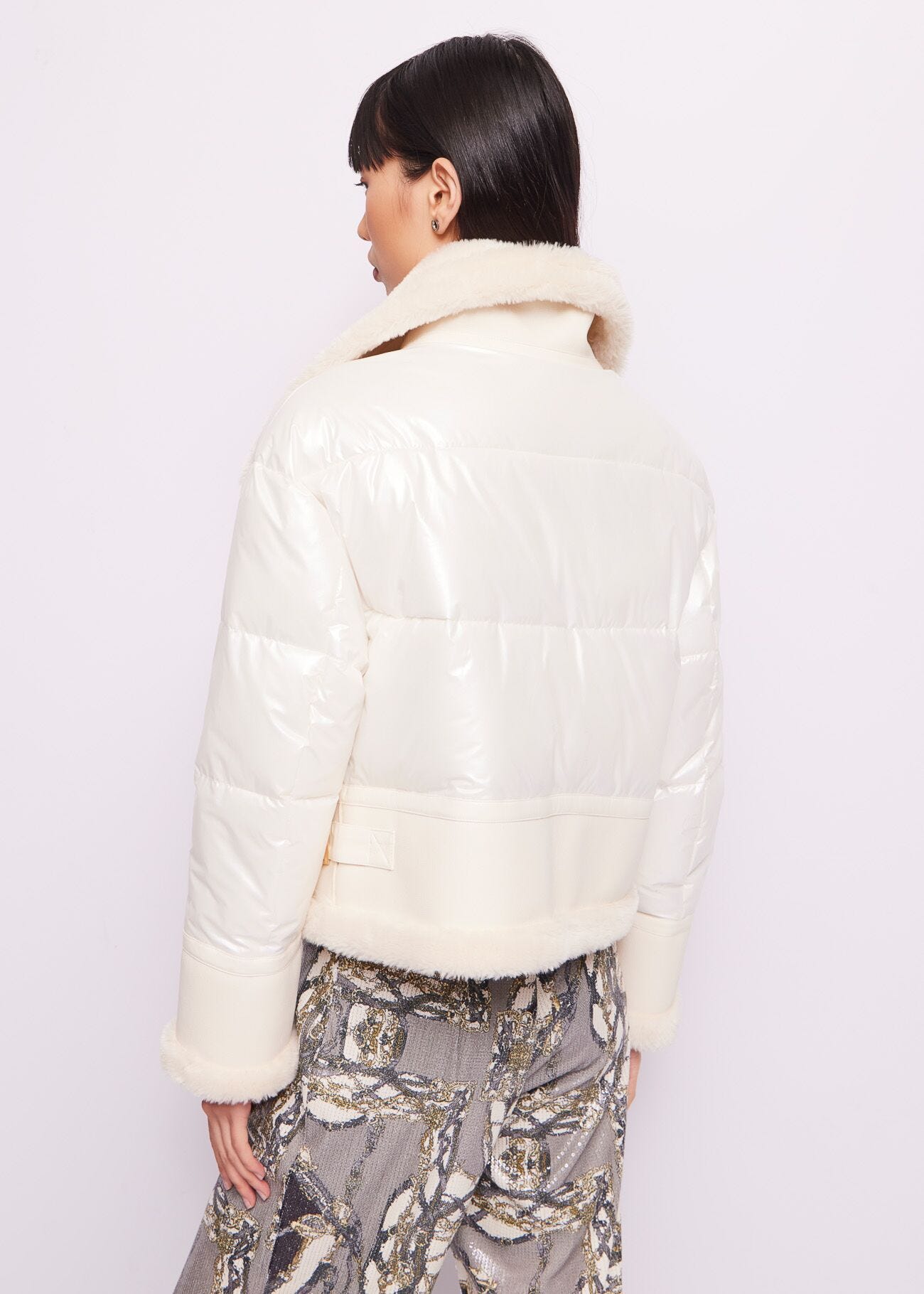 Nylon down jacket