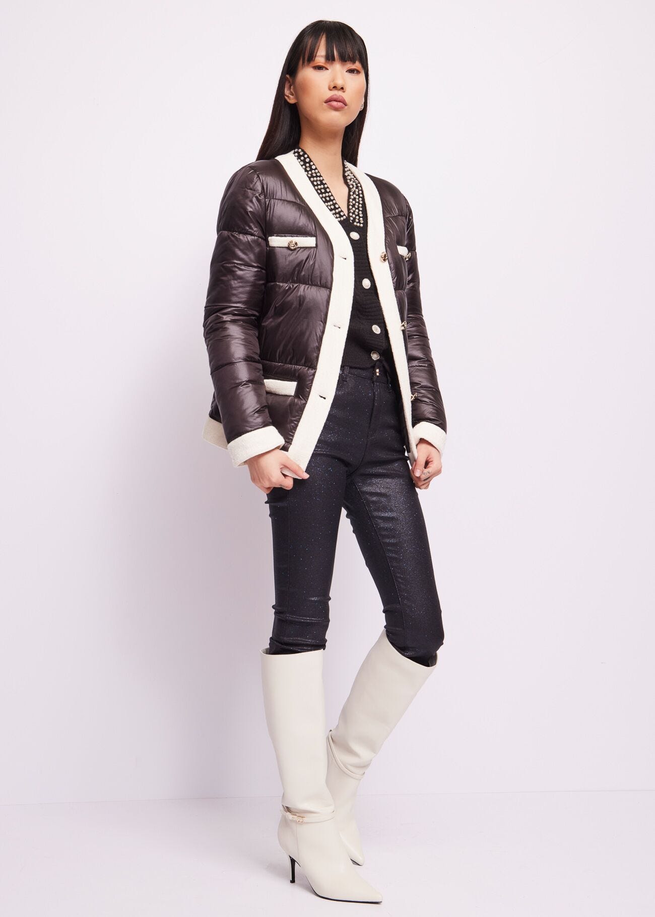 Lightweight nylon down jacket