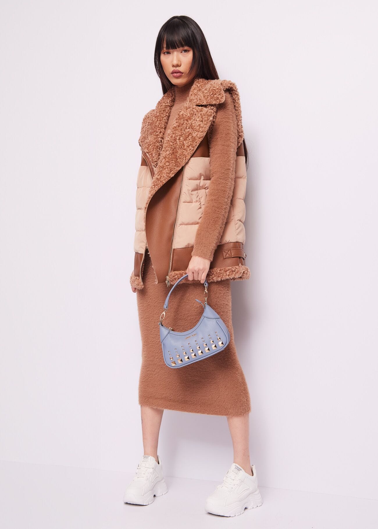 Brown knitted jumper