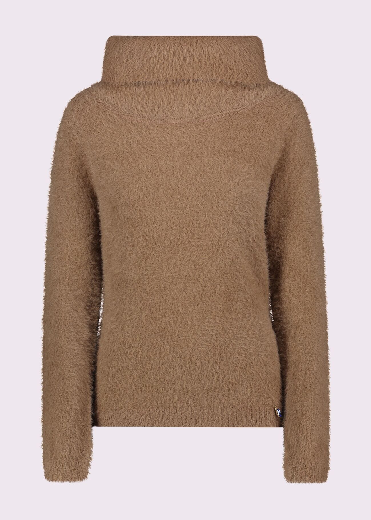 Brown knitted jumper