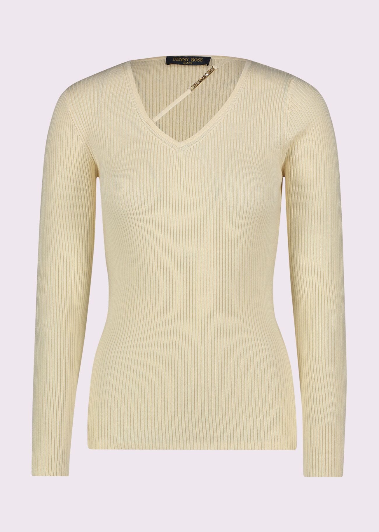Maglia bianca in misto cotone