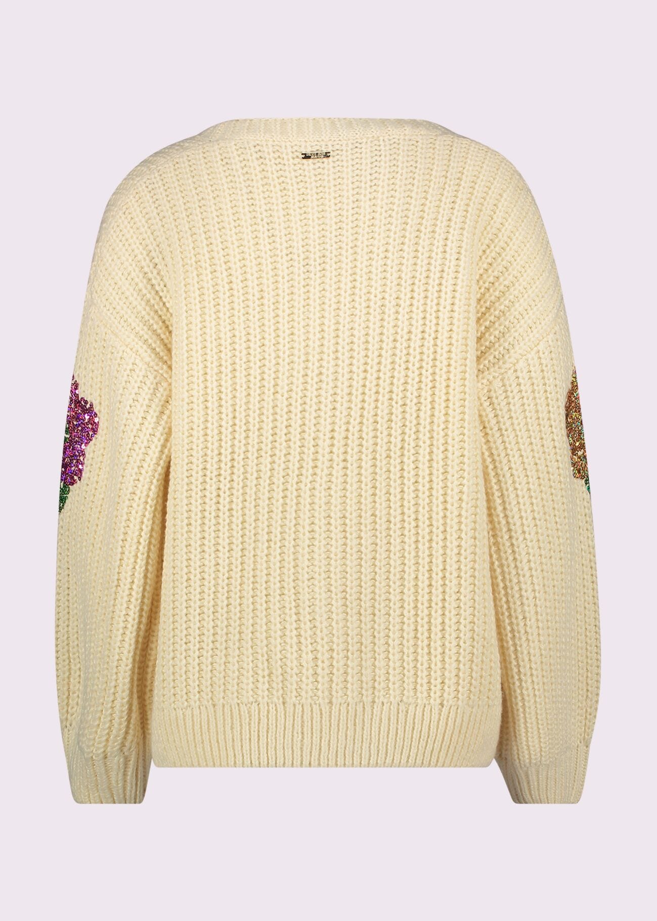 Knitted cardigan with sequins