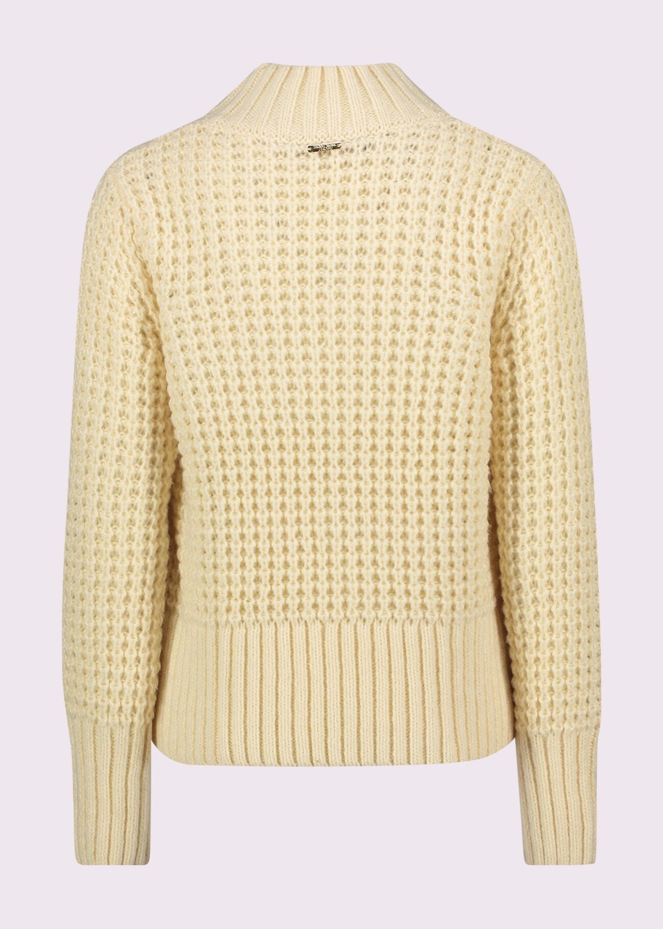 Knit jumper with print