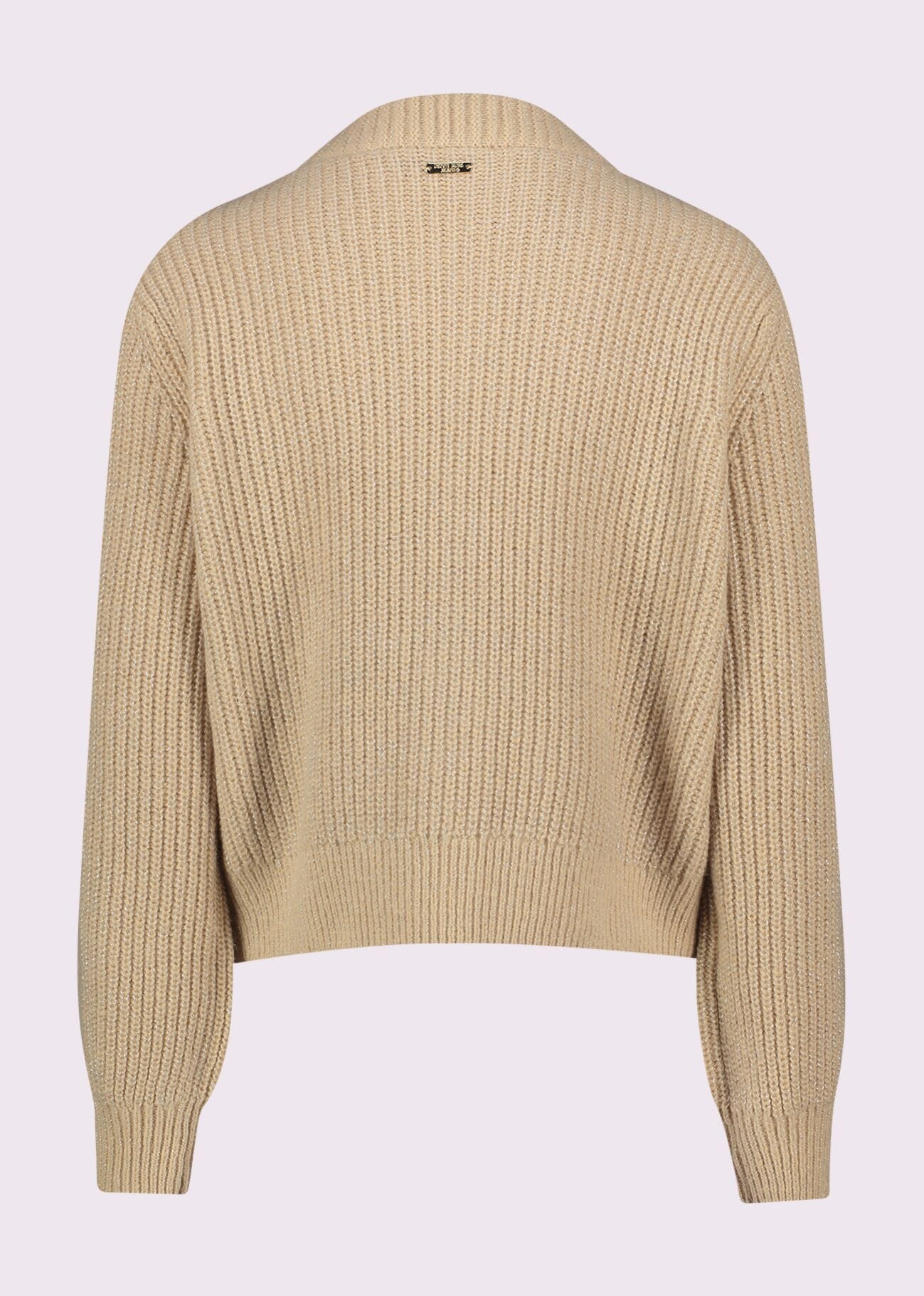 Brown knitted cardigan