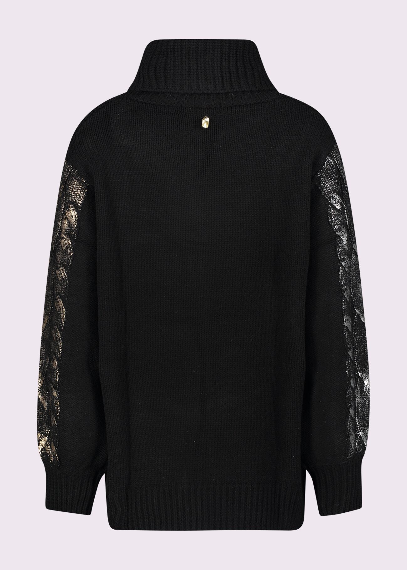 Jumper with laminated print