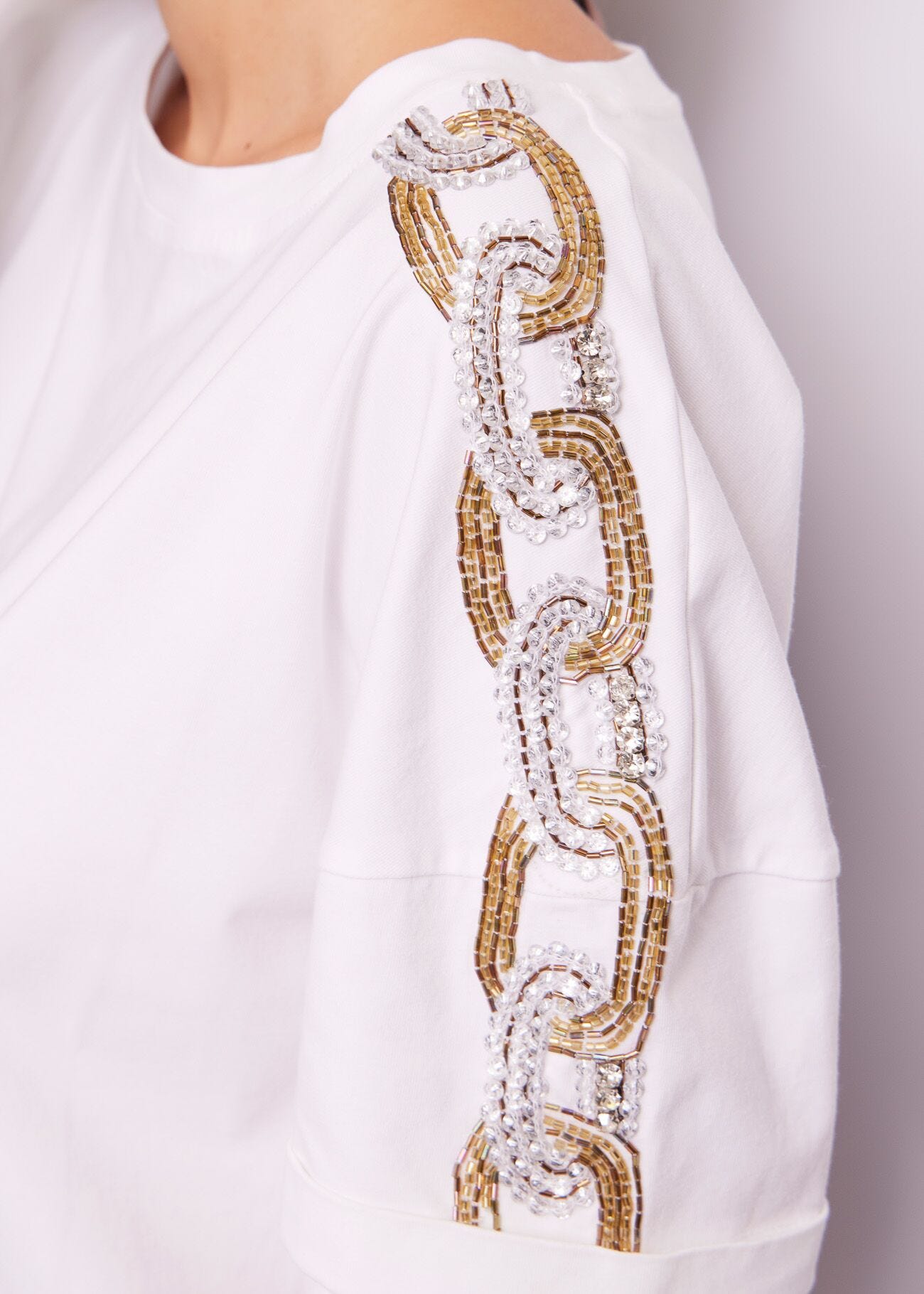 White cotton t-shirt