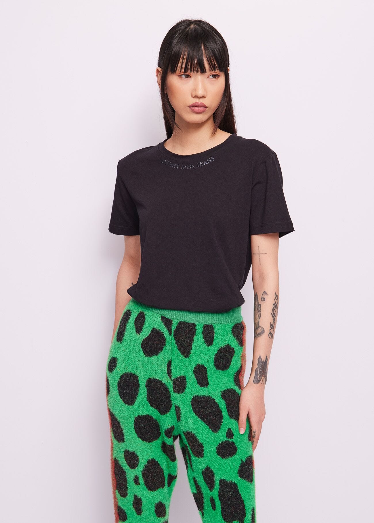 Brown cotton t-shirt