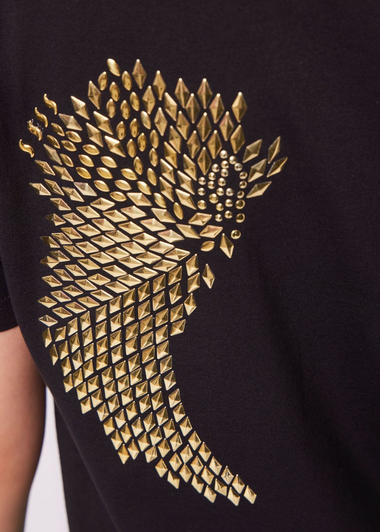 Brown cotton t-shirt