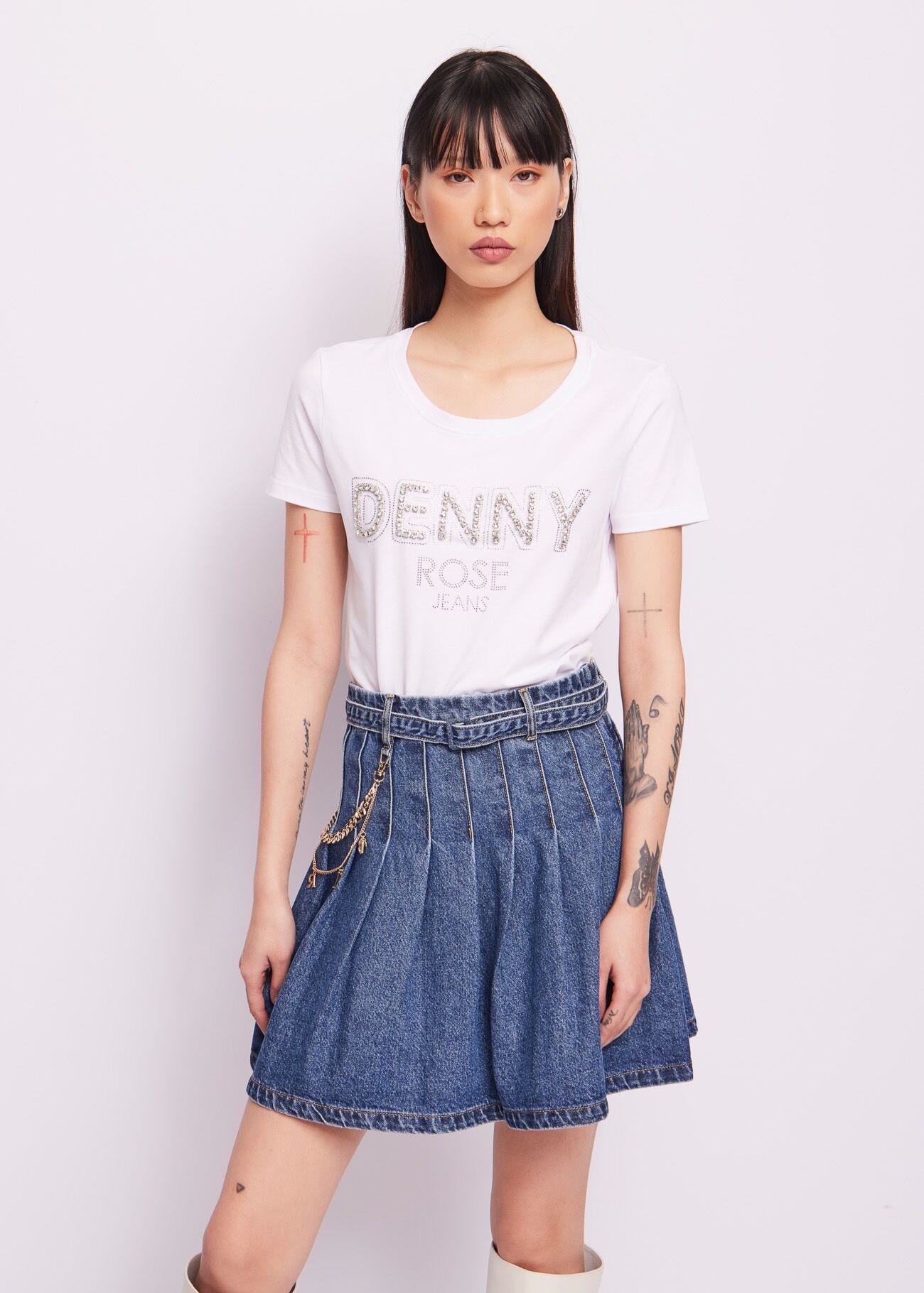 Cotton T-shirt with logo