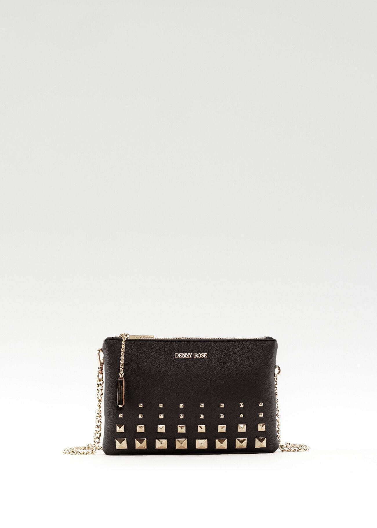 Bandolera negra con tachuelas