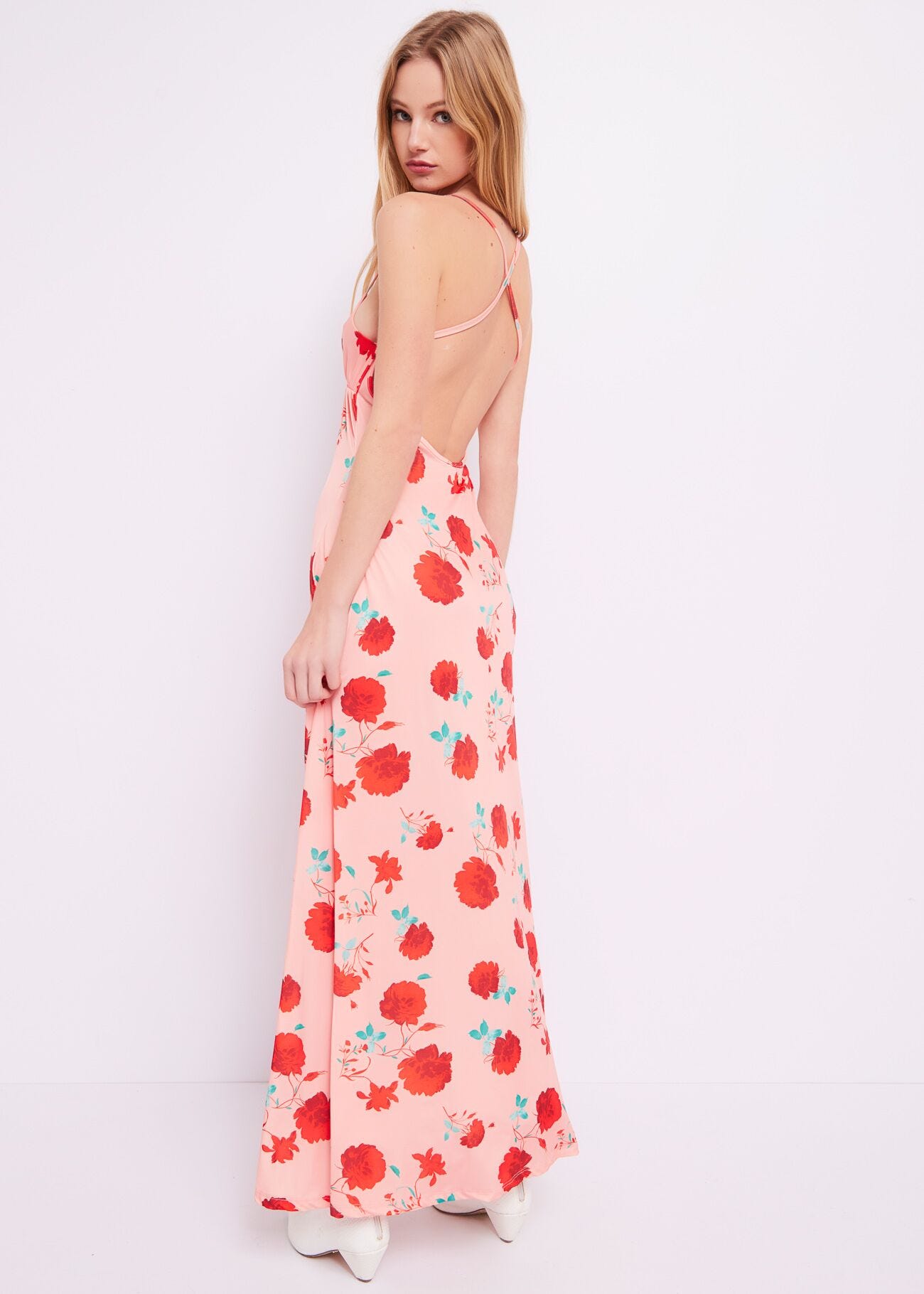 Printed jersey dress