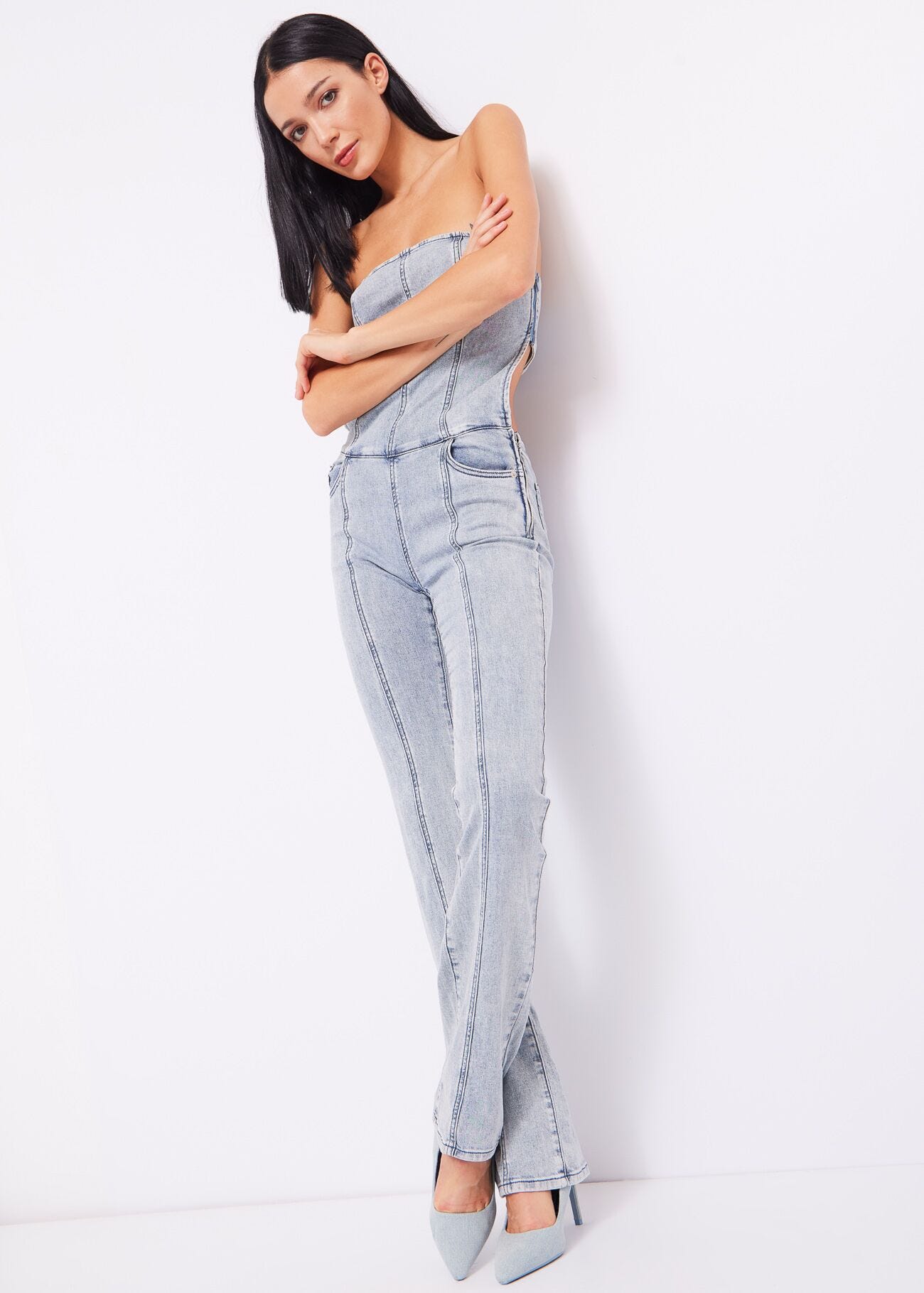 Denim jumpsuit