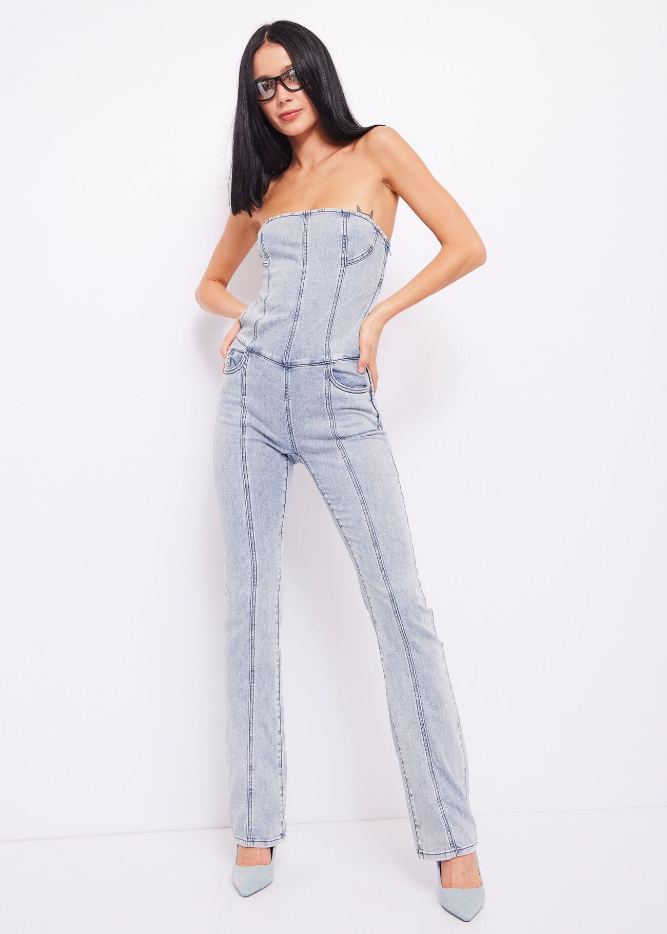 Denim jumpsuit