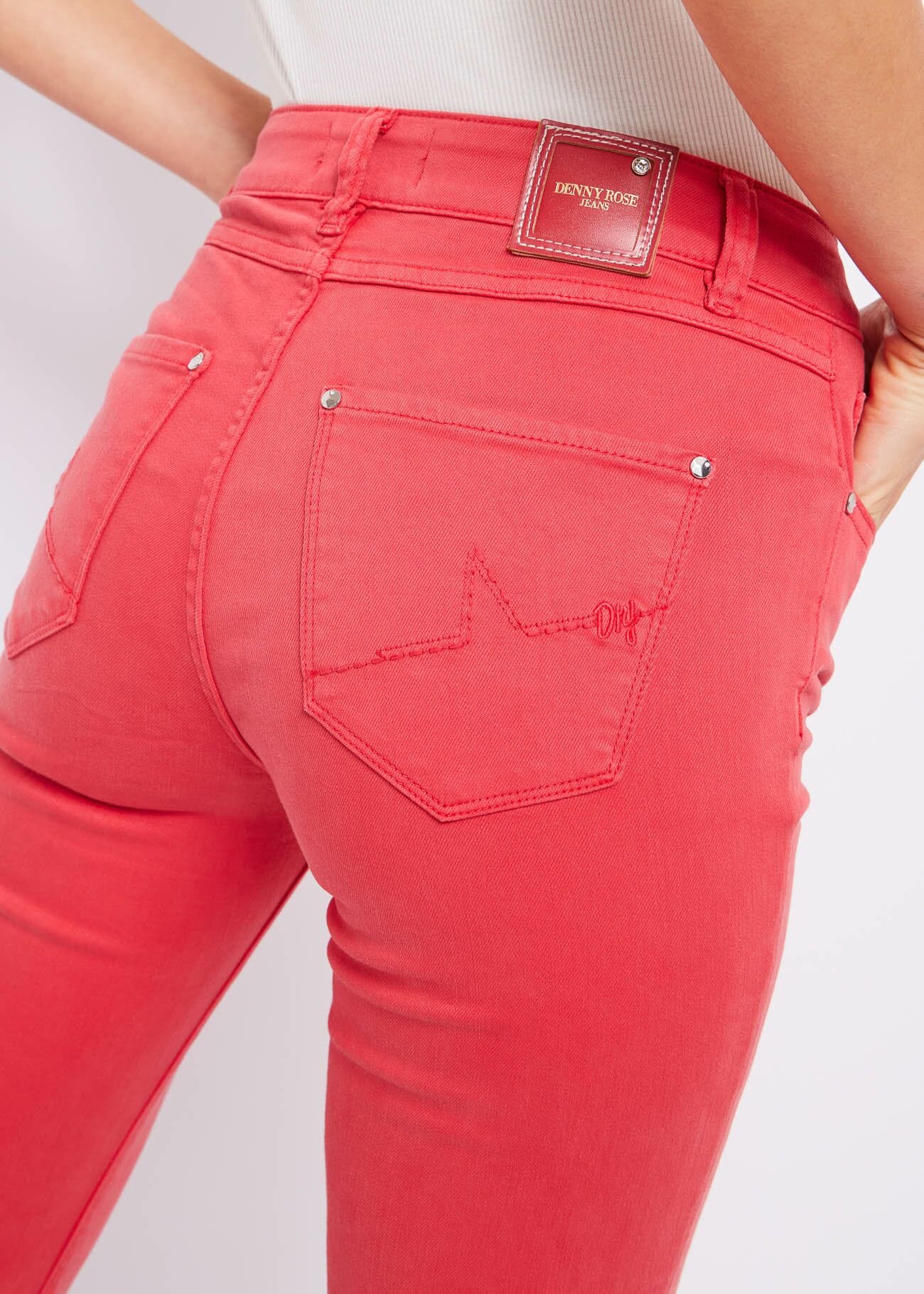 Pantaloni flare cropped