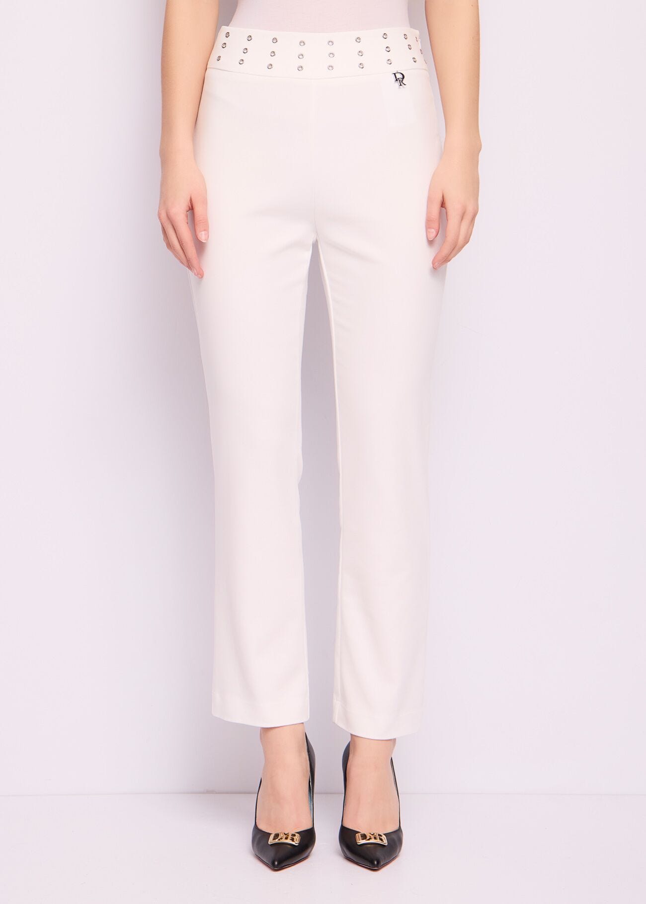 Pantaloni bianchi in cotone