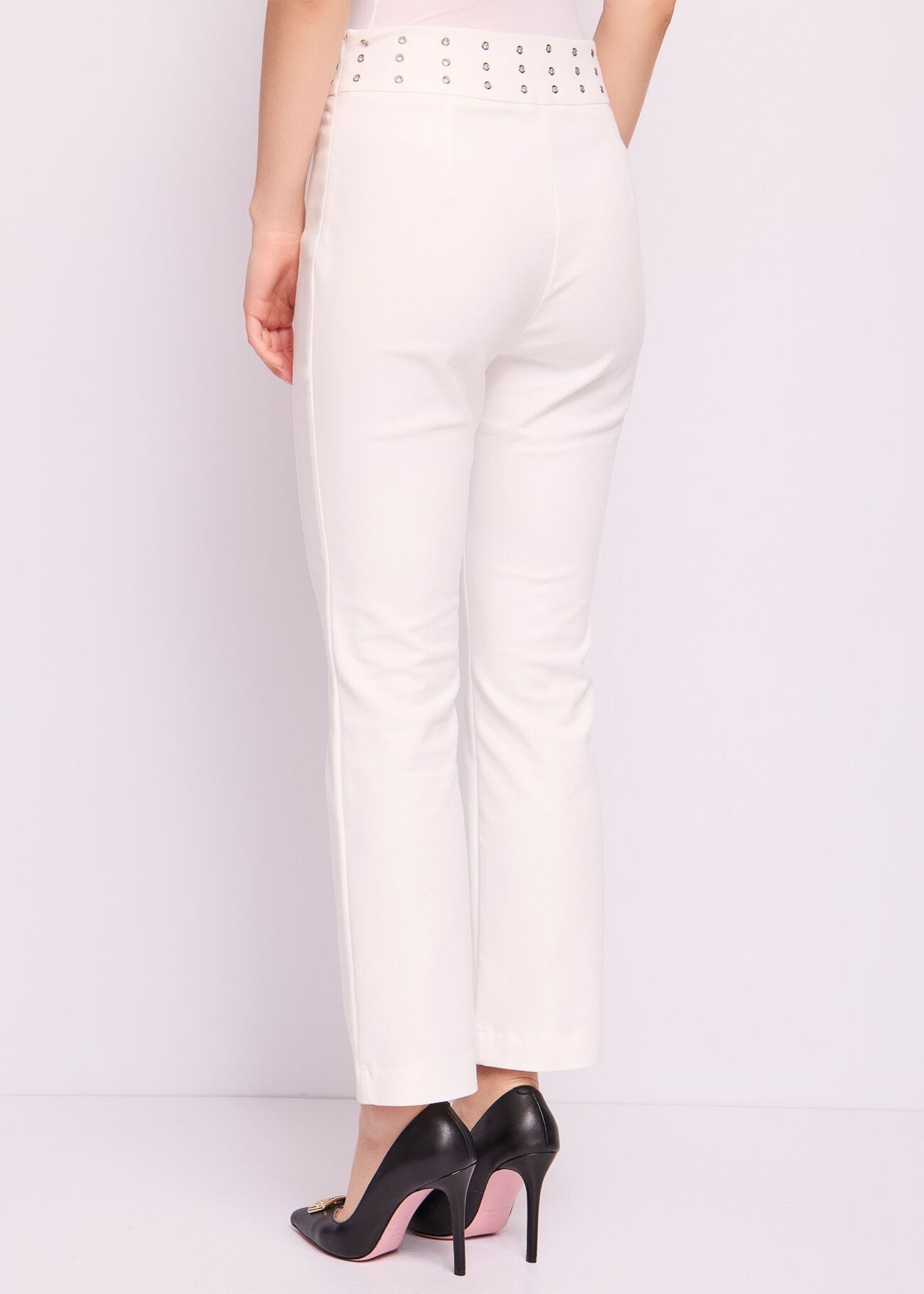 Pantaloni bianchi in cotone