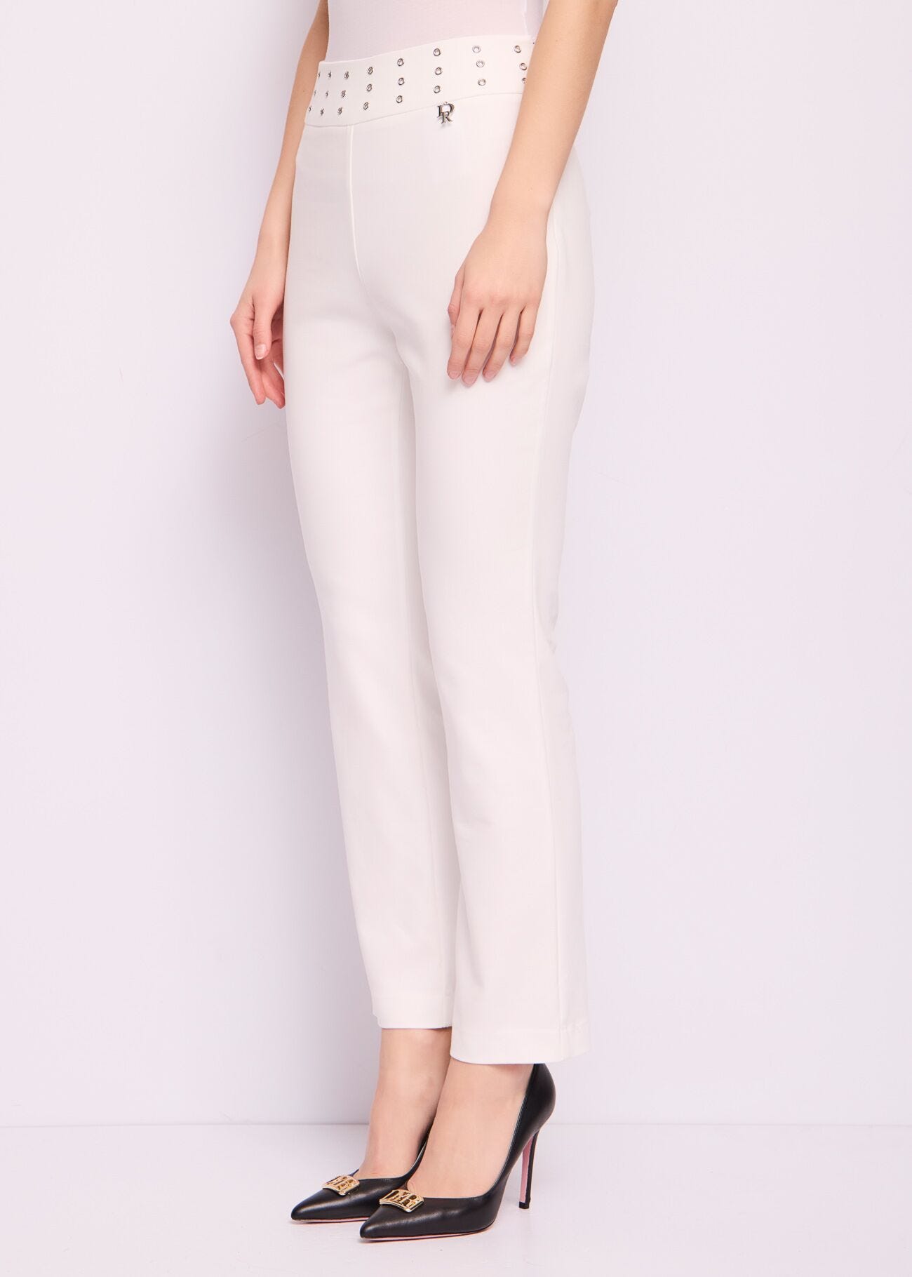 Pantaloni bianchi in cotone