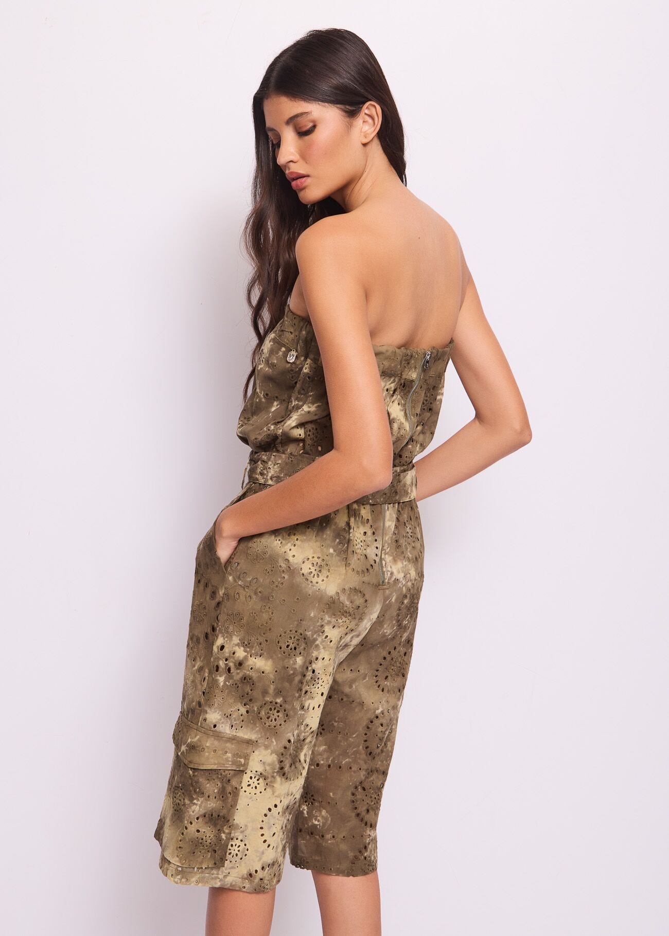 Sangallo cotton jumpsuit