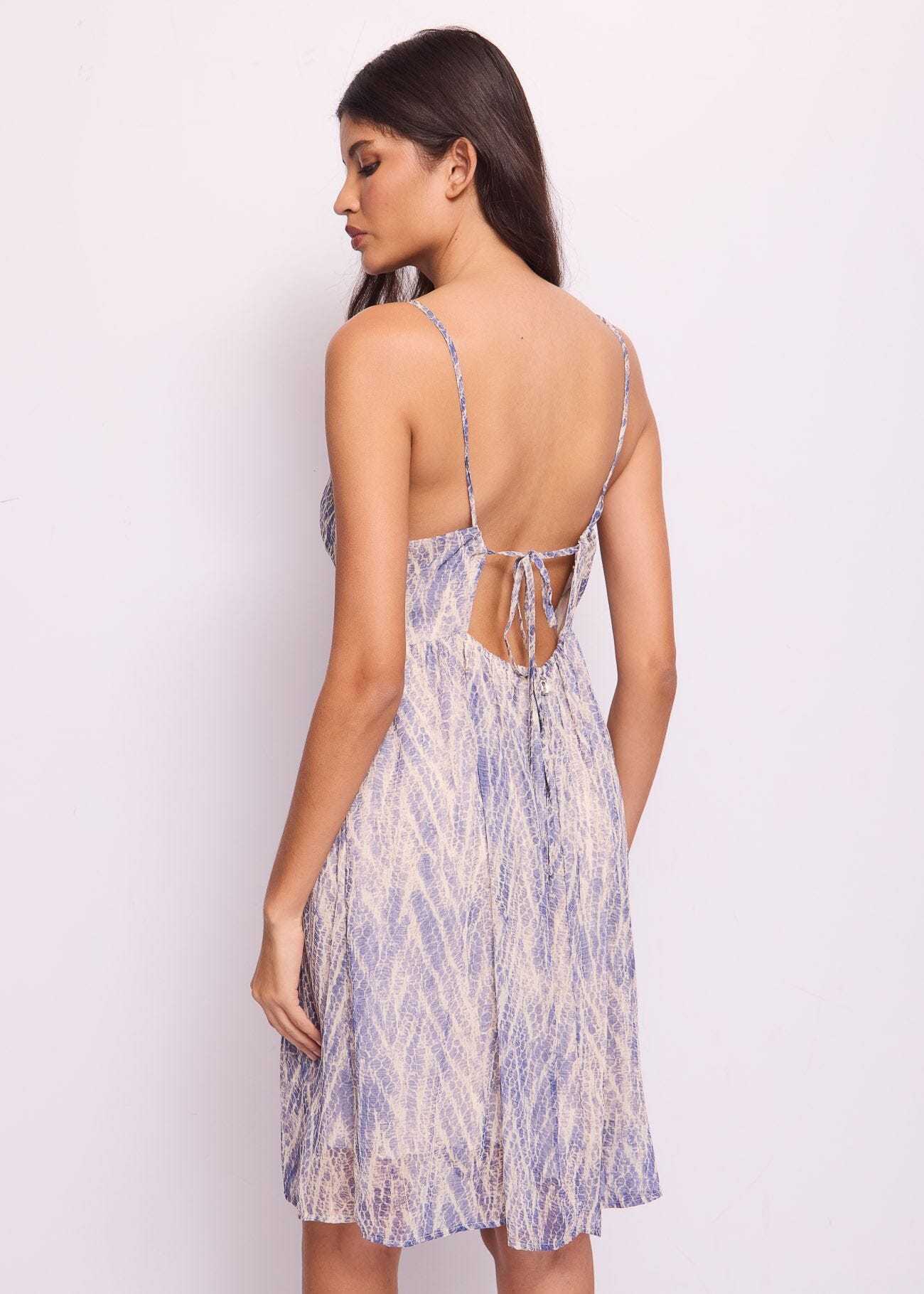 Abito in georgette stampata
