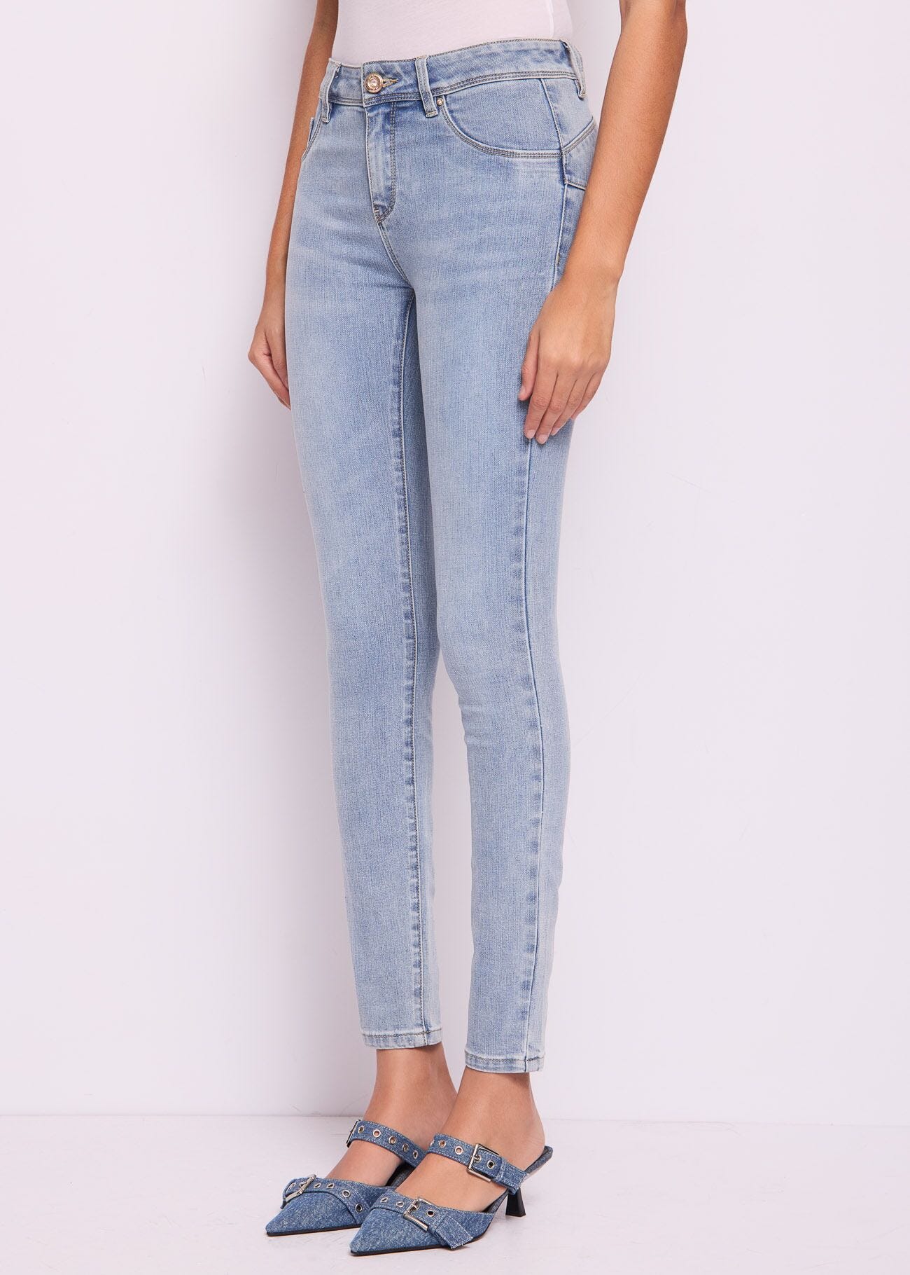 Denim push-up jeggings