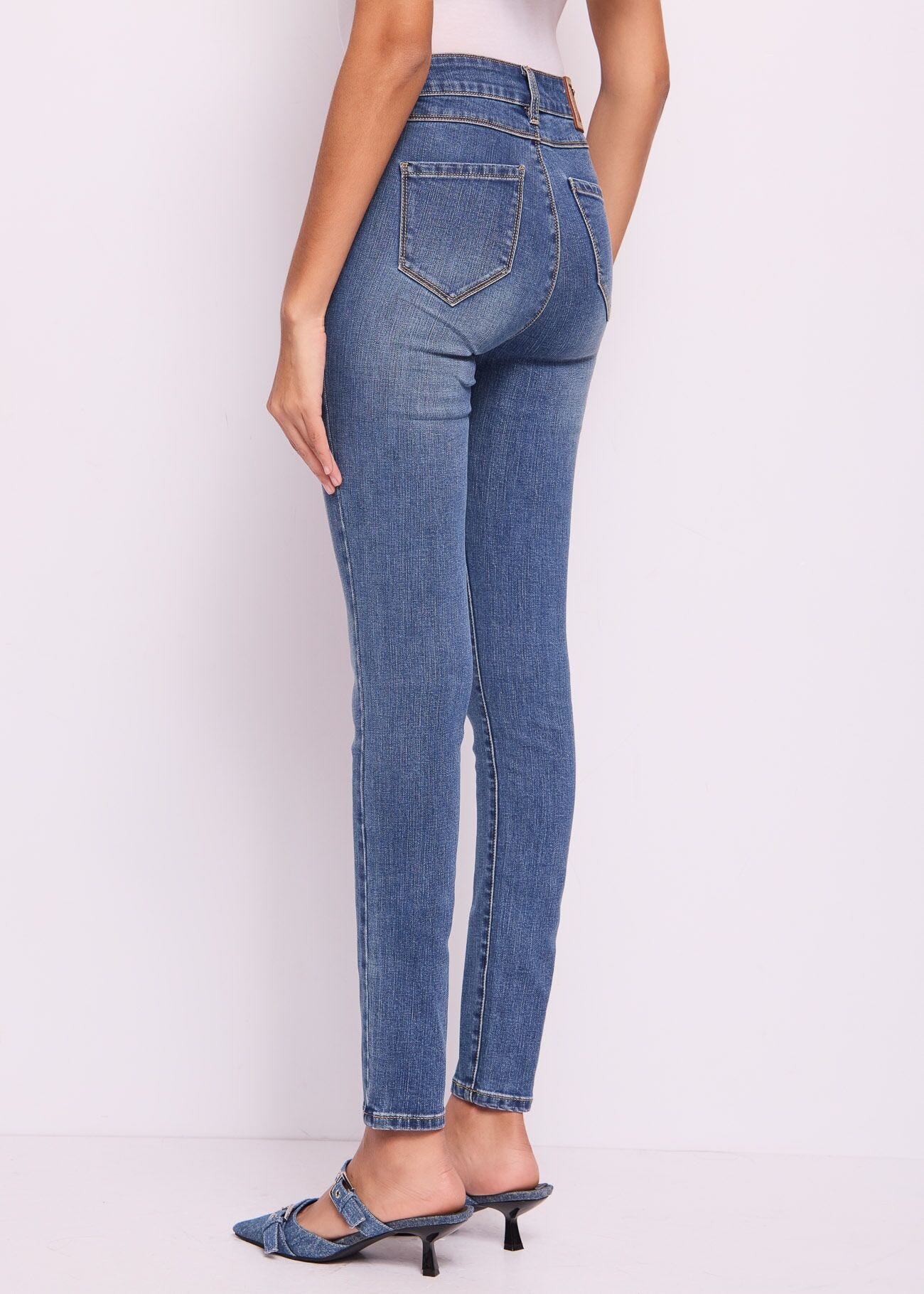 Jeans skinny in cotone