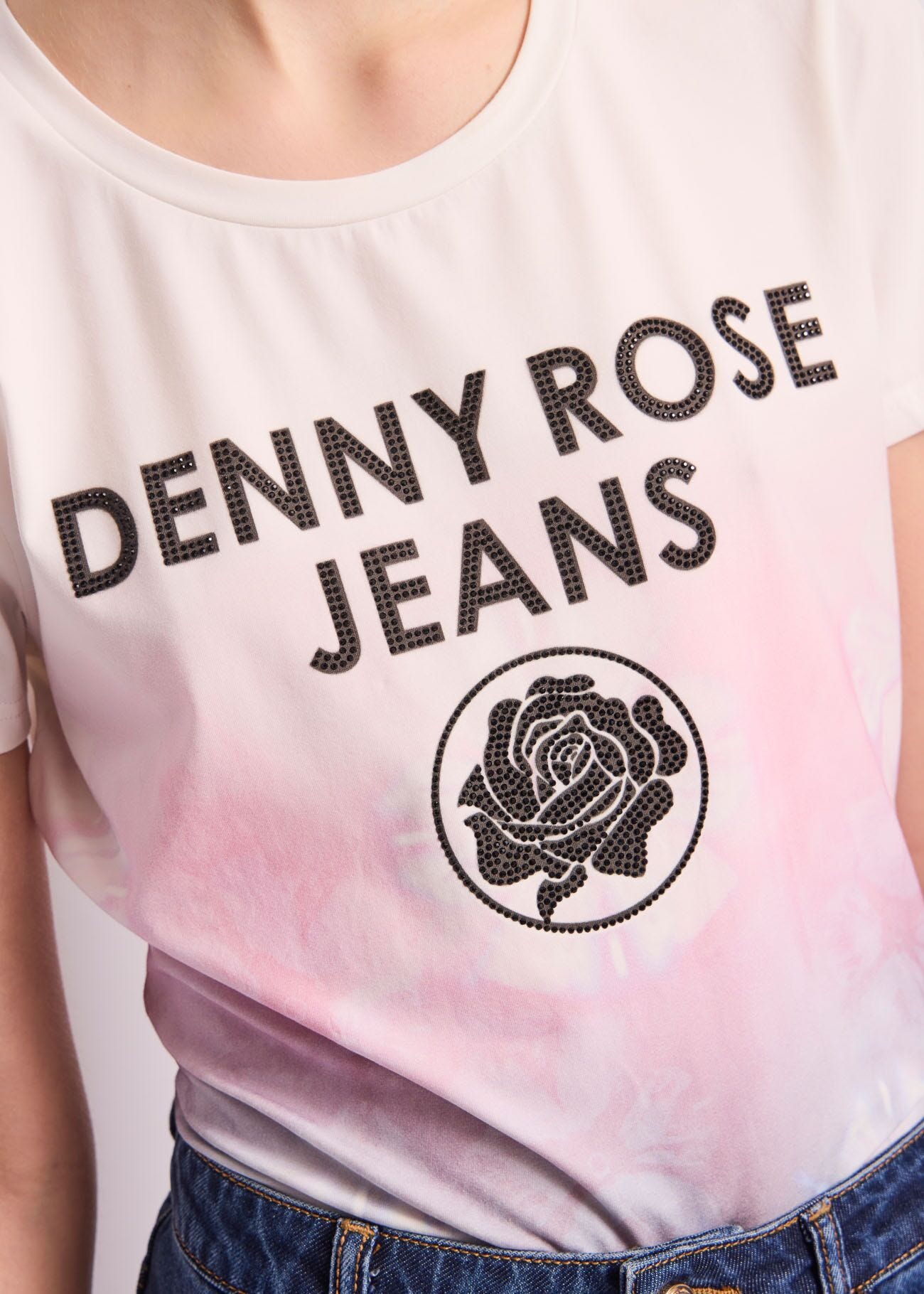 T-shirt in cotone con logo