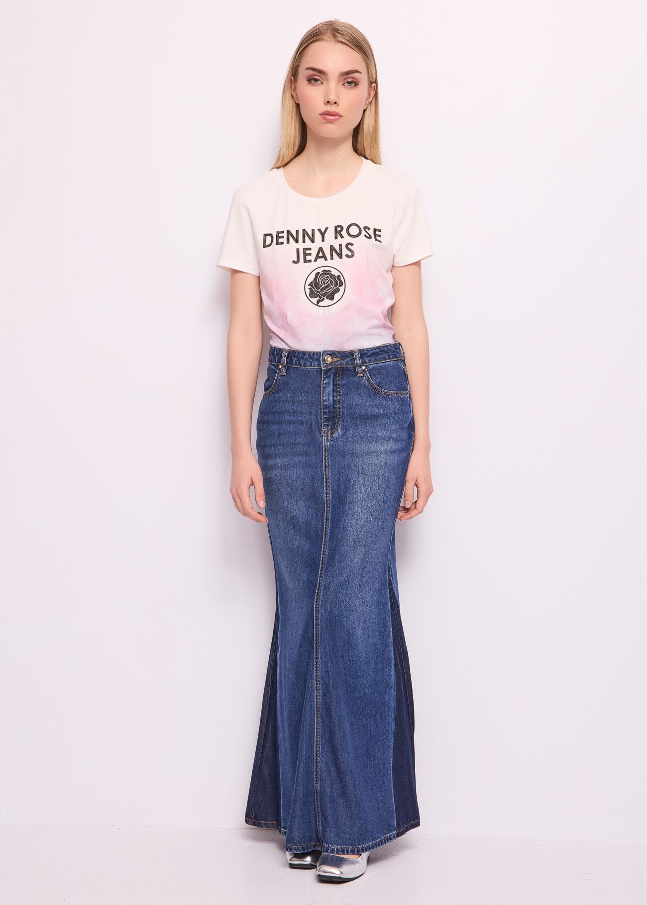 T-shirt in cotone con logo
