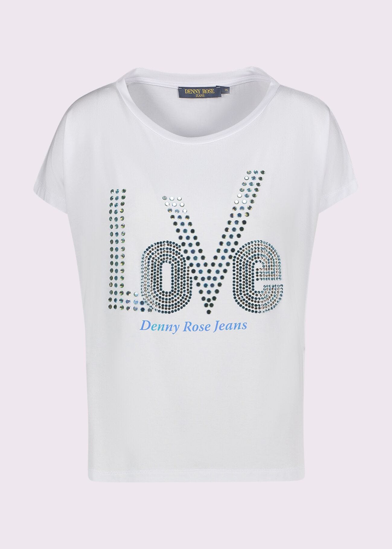Camiseta blanca con estampado
