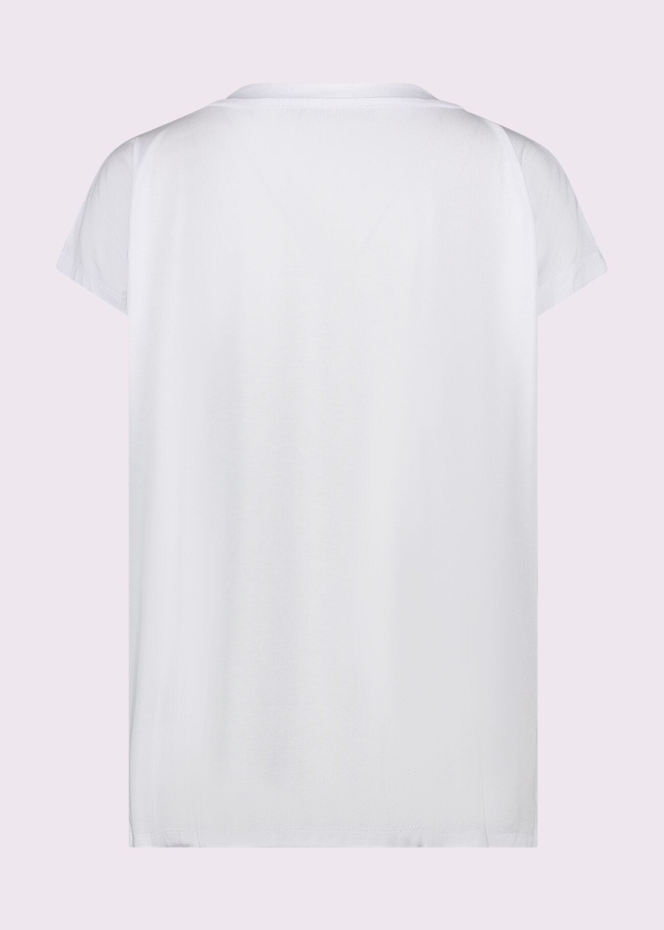 Camiseta blanca con estampado